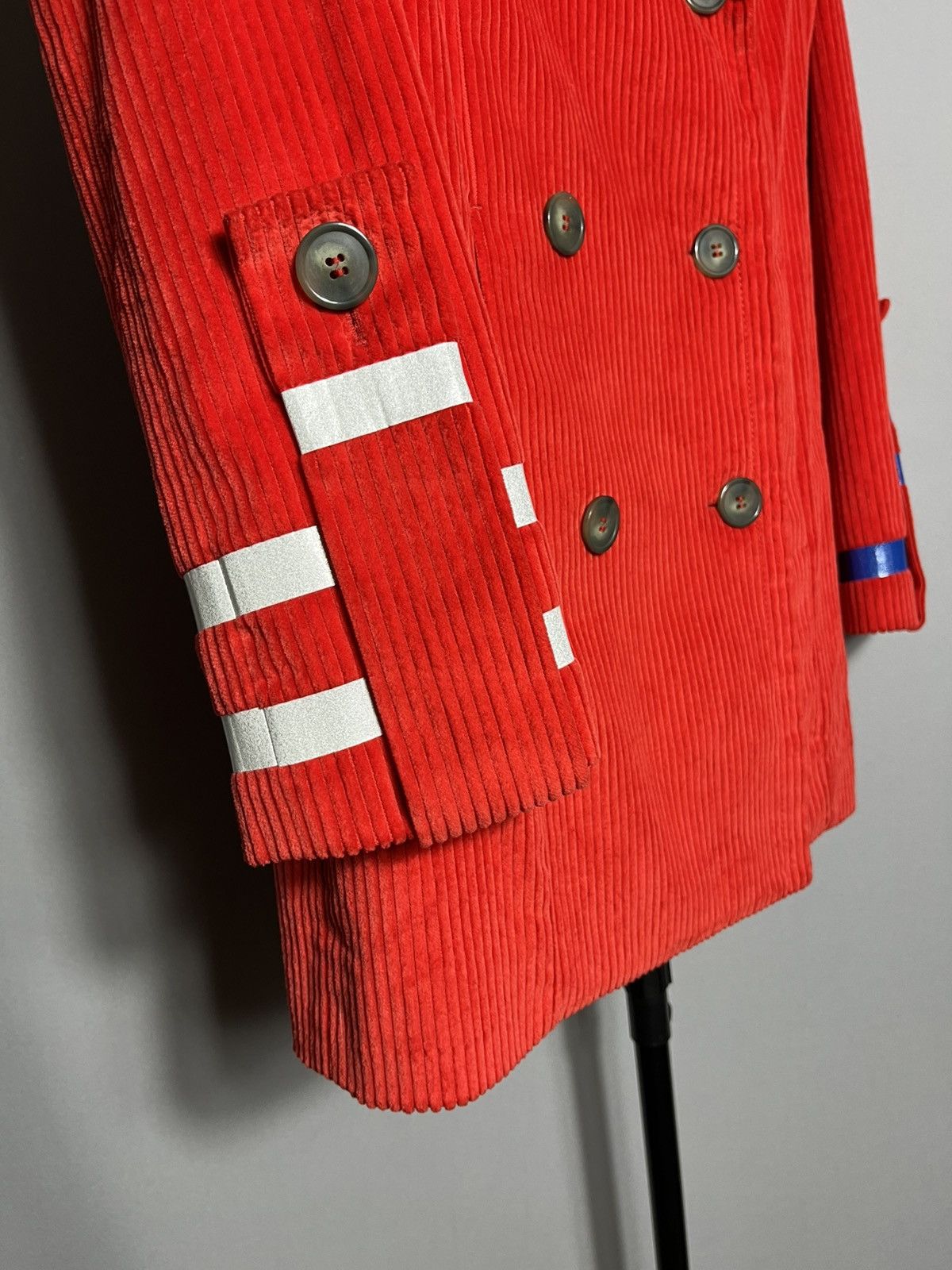 Mira Mikati Mira Mikati cotton coat velvet jacket red burn fat not fuel Size XS / US 0-2 / IT 36-38 - 7 Thumbnail