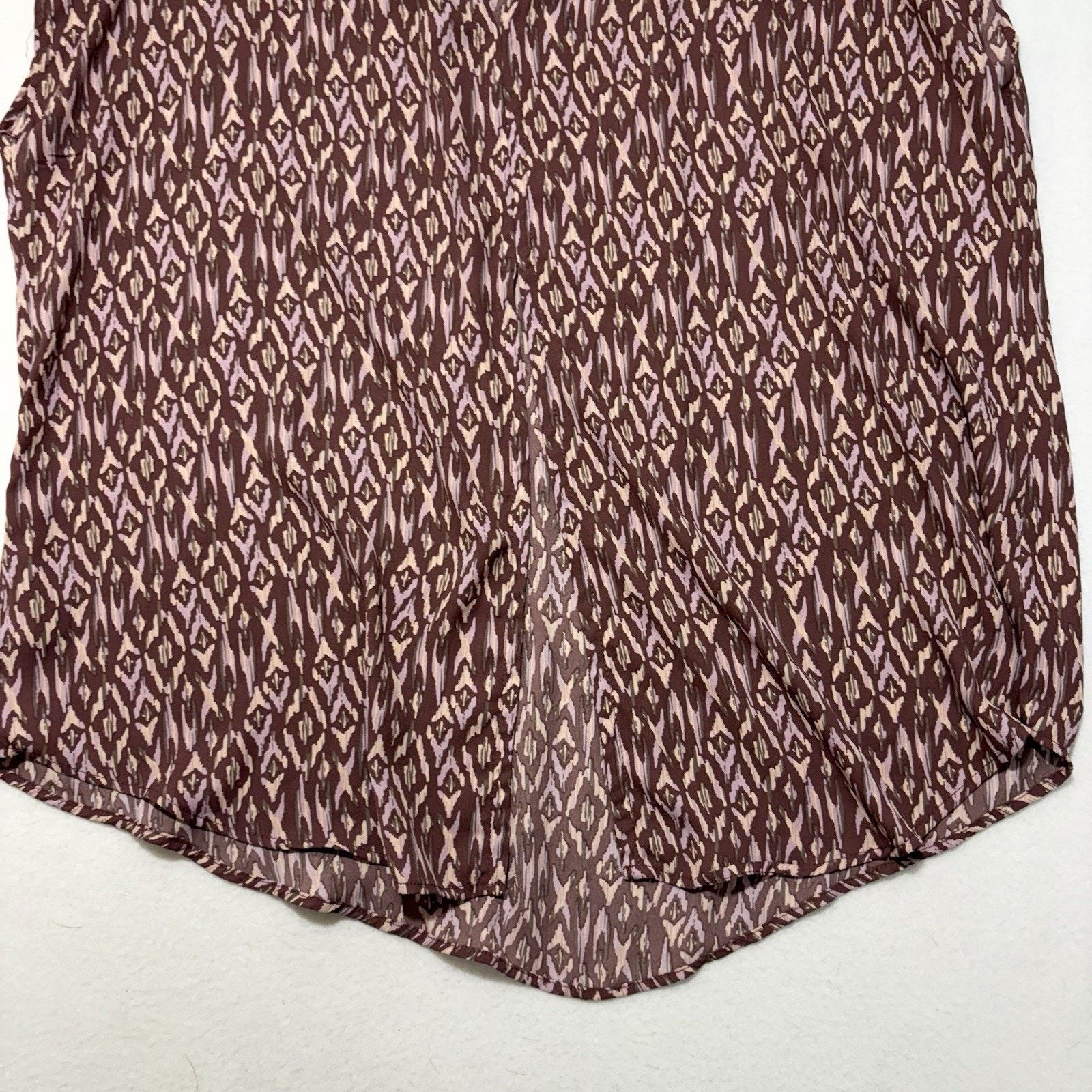 Other Torrid 0 Large Georgette Strappy Split Back Blouse Pink Top Size L / US 10 / IT 46 - 12 Thumbnail