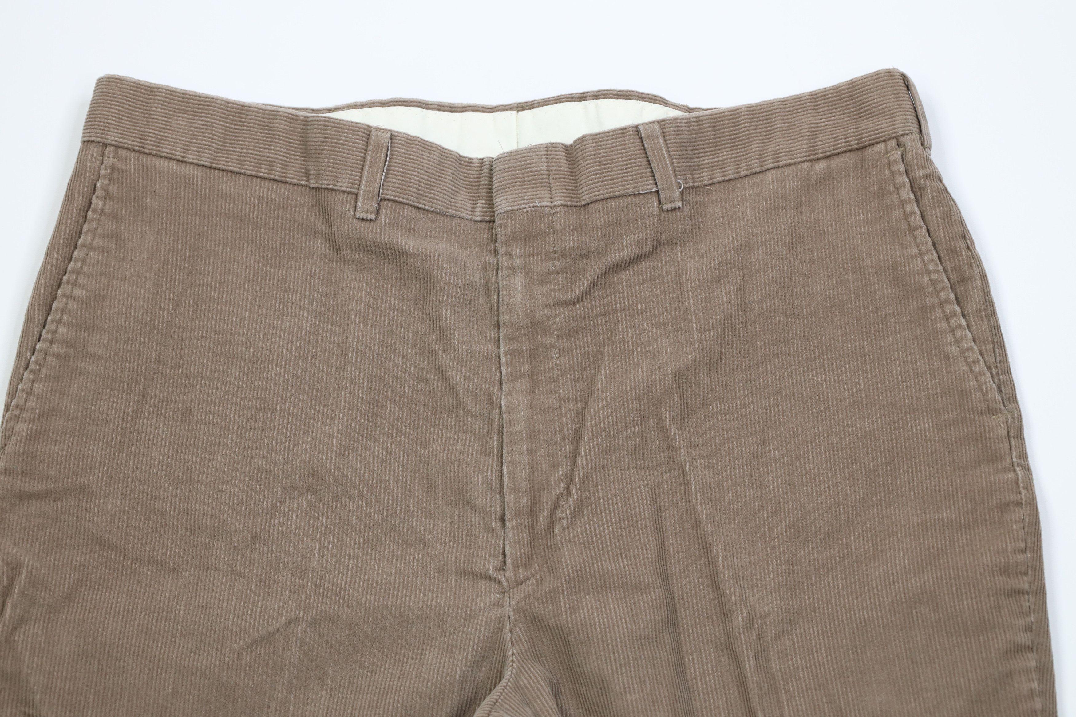 Vintage Vintage 90s Streetwear Flared Wide Leg Corduroy Chino Pants Size US 36 / EU 52 - 2 Thumbnail