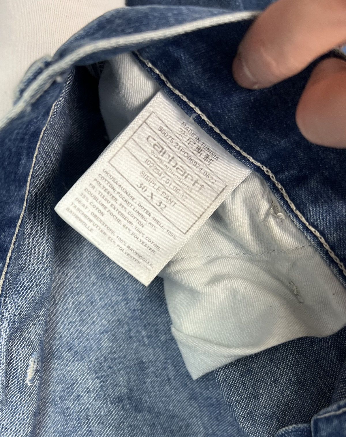 Carhartt Pants Carhartt jeans simple pant vintage blue Size US 32 / EU 48 - 5 Thumbnail