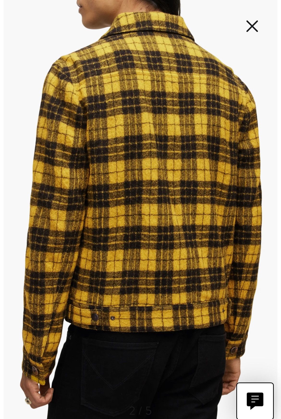 John Varvatos Searcy Plaid Blouson Wool Jacket. 50 Size US M / EU 48-50 / 2 - 7 Thumbnail