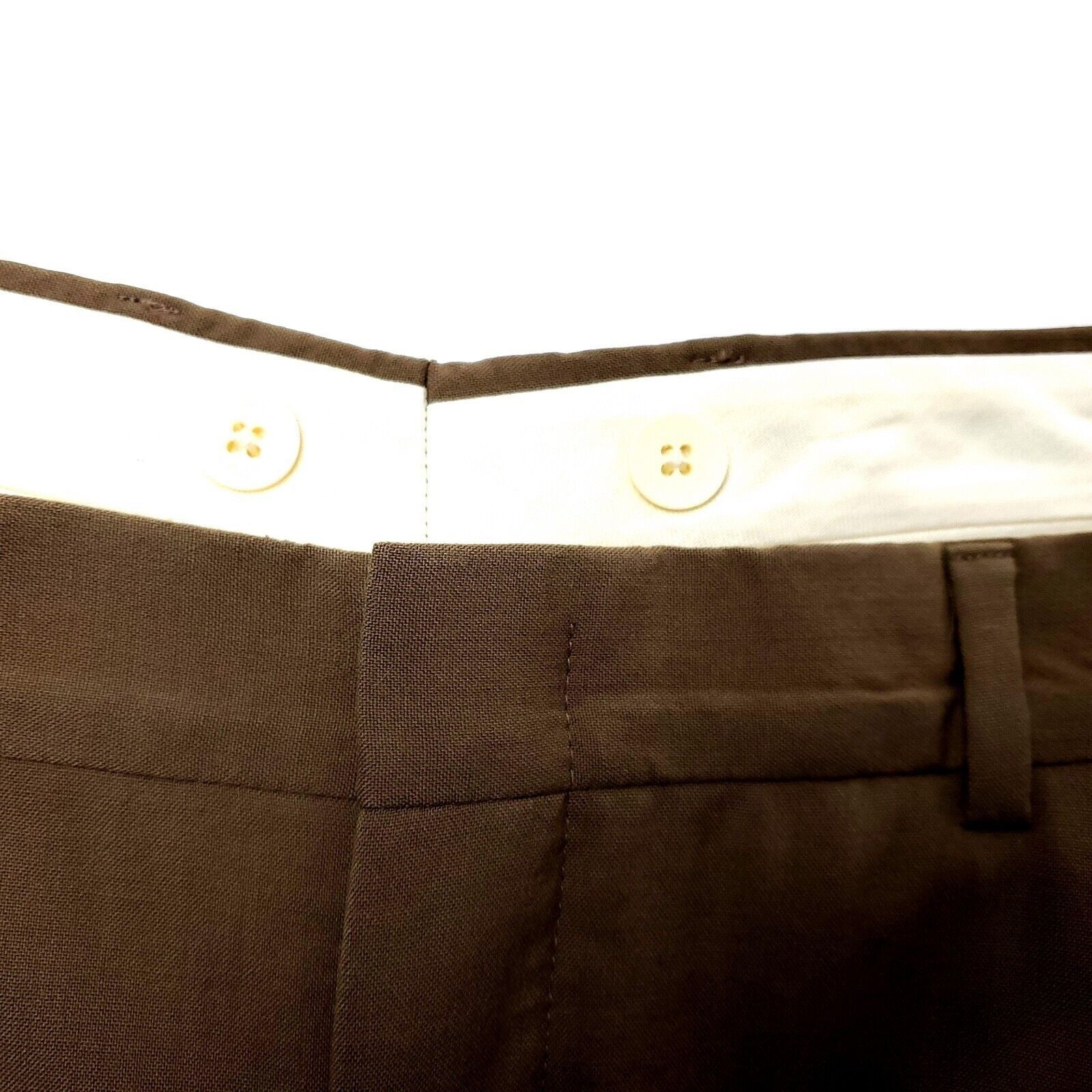 Brooks Brothers Brooks Brothers Makers Brooksease Vintage Wool Dress Pants 3 Size 36R - 2 Thumbnail