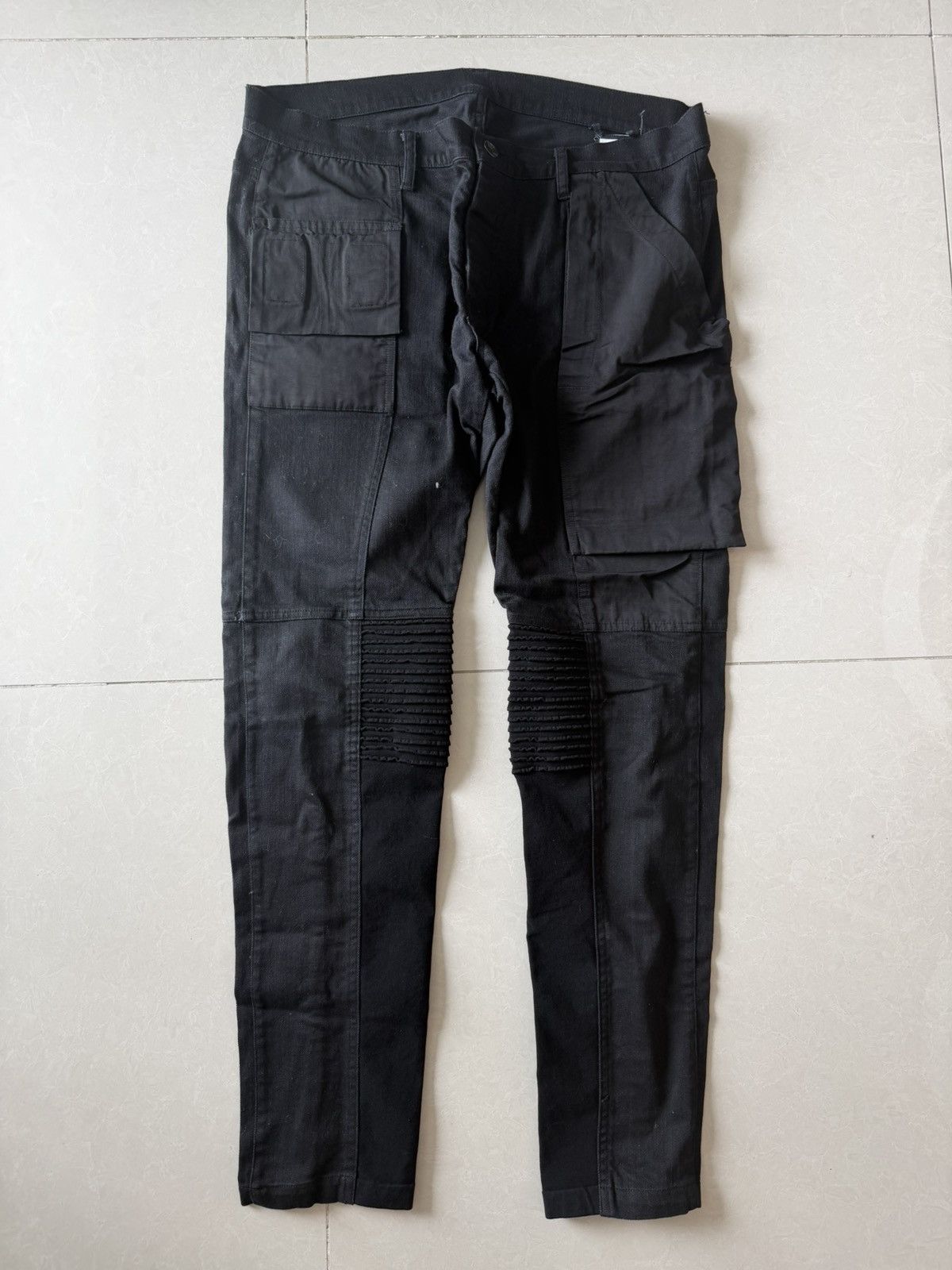 Rick Owens RICK OWENS SKINNY PANTS RU13F03013-SBMU Size US 36 / EU 52 - 1 Thumbnail
