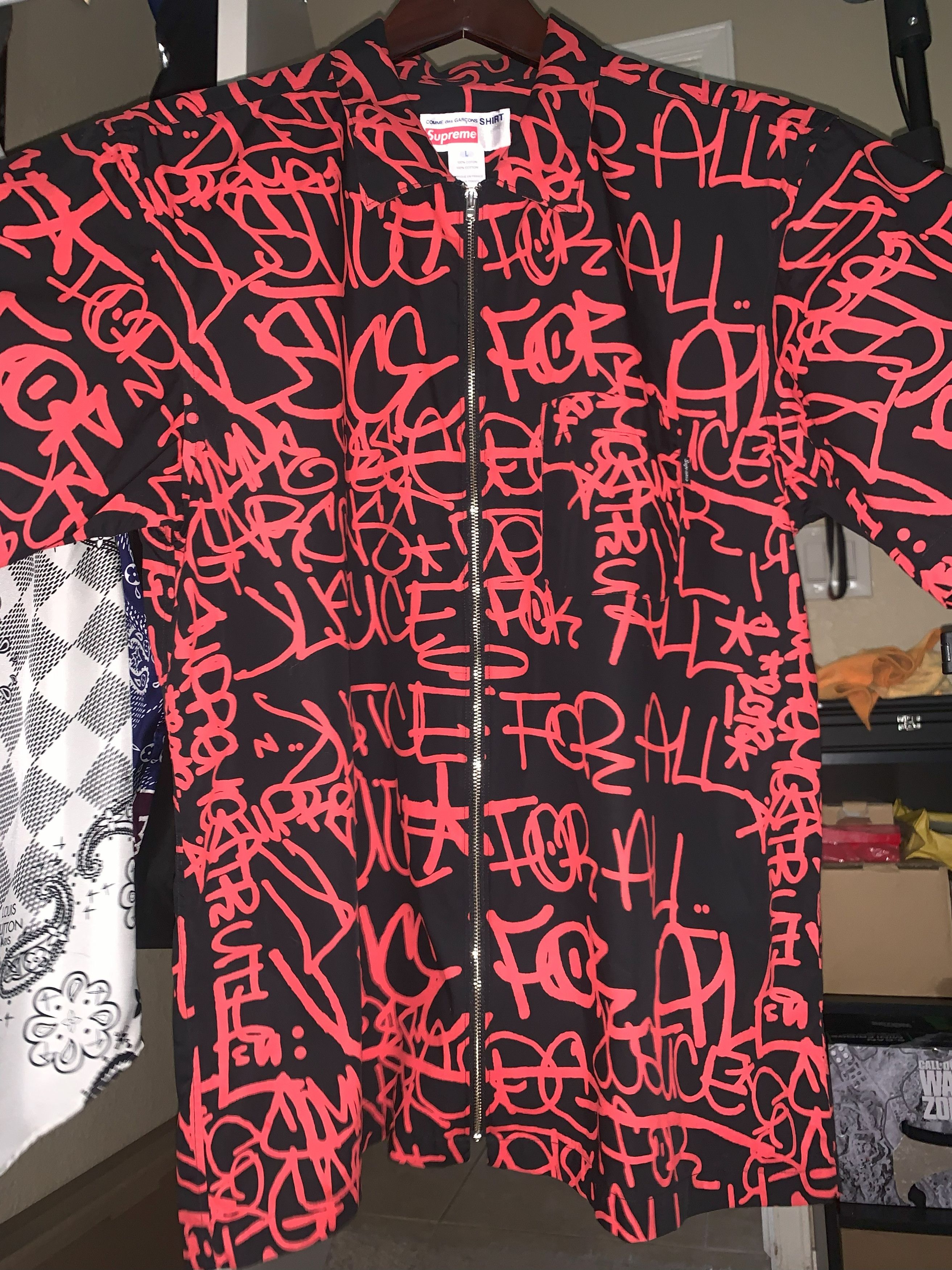 Supreme Supreme Cheetah Pile Zip Up Shirt FW17 | Grailed