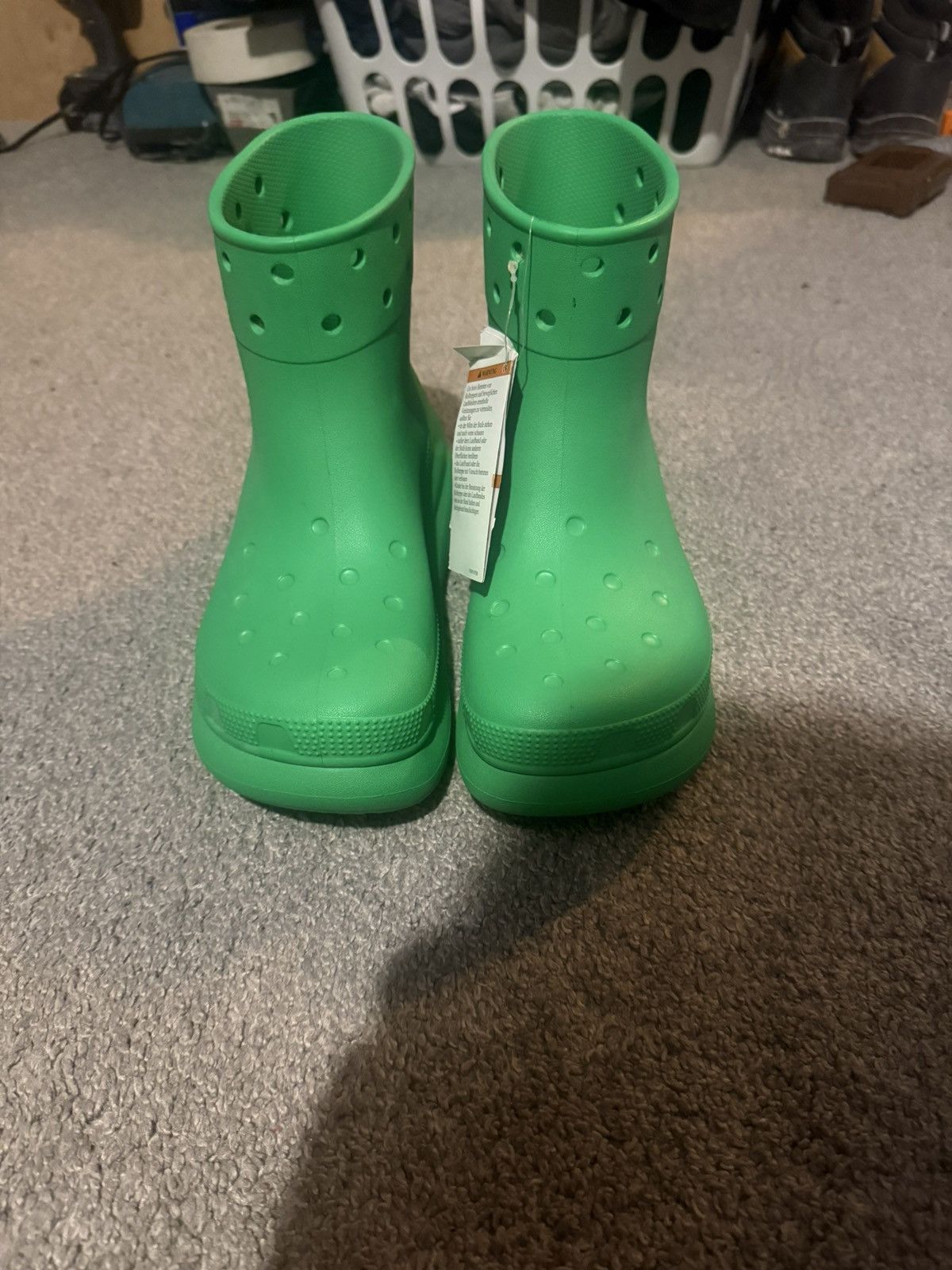 Crocs Green croc boots Size US 10 / IT 40 - 1 Thumbnail