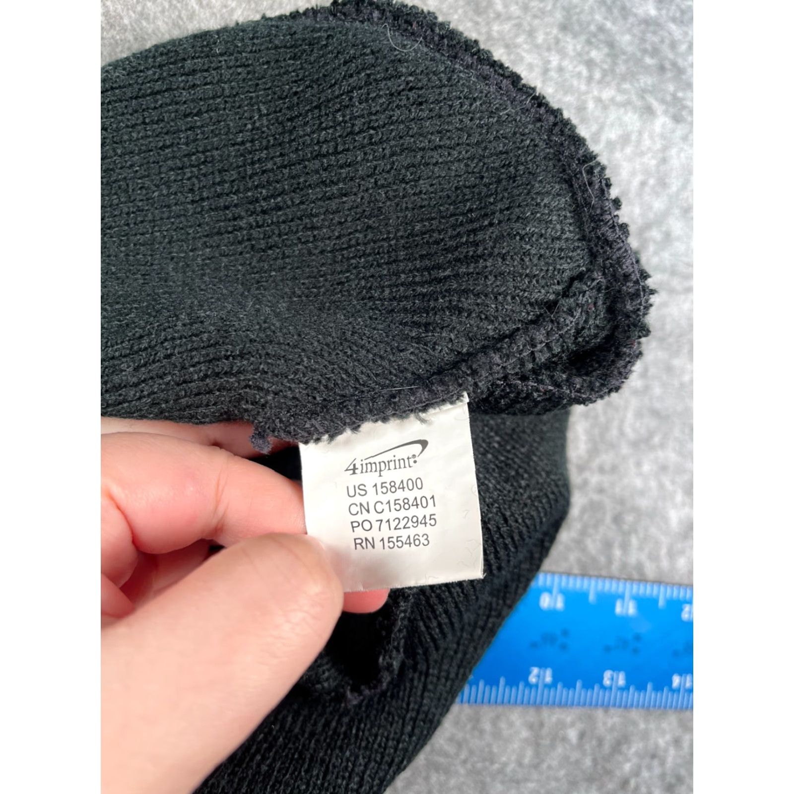 Vintage Crossland Beanie Toque Adult Black Knit 100%Acrylic Embroidered Hat/Cap Unisex Adults One Size Fall Winter Outdoor Logo Size ONE SIZE - 7 Thumbnail
