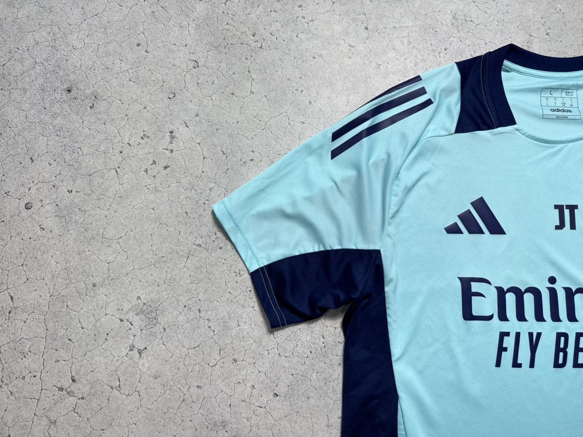 Adidas Adidas FC Arsenal Training Soccer Jersey Shirt Size US L / EU 52-54 / 3 - 4 Thumbnail
