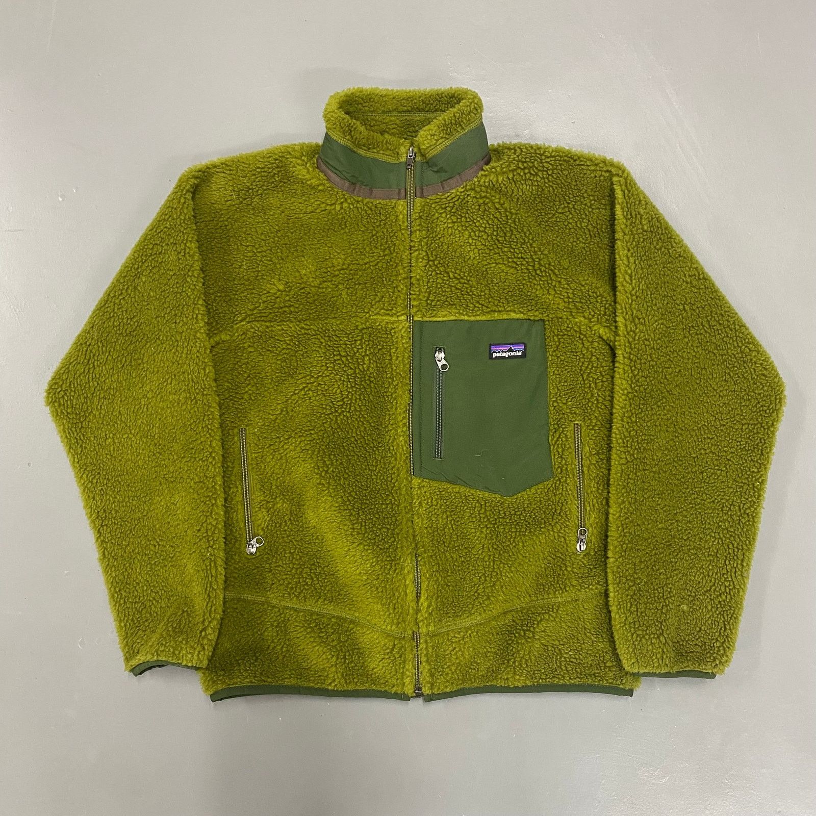 image of 2000S Green Patagonia Retro X Deep Pile Fleece, Men's (Size XS)