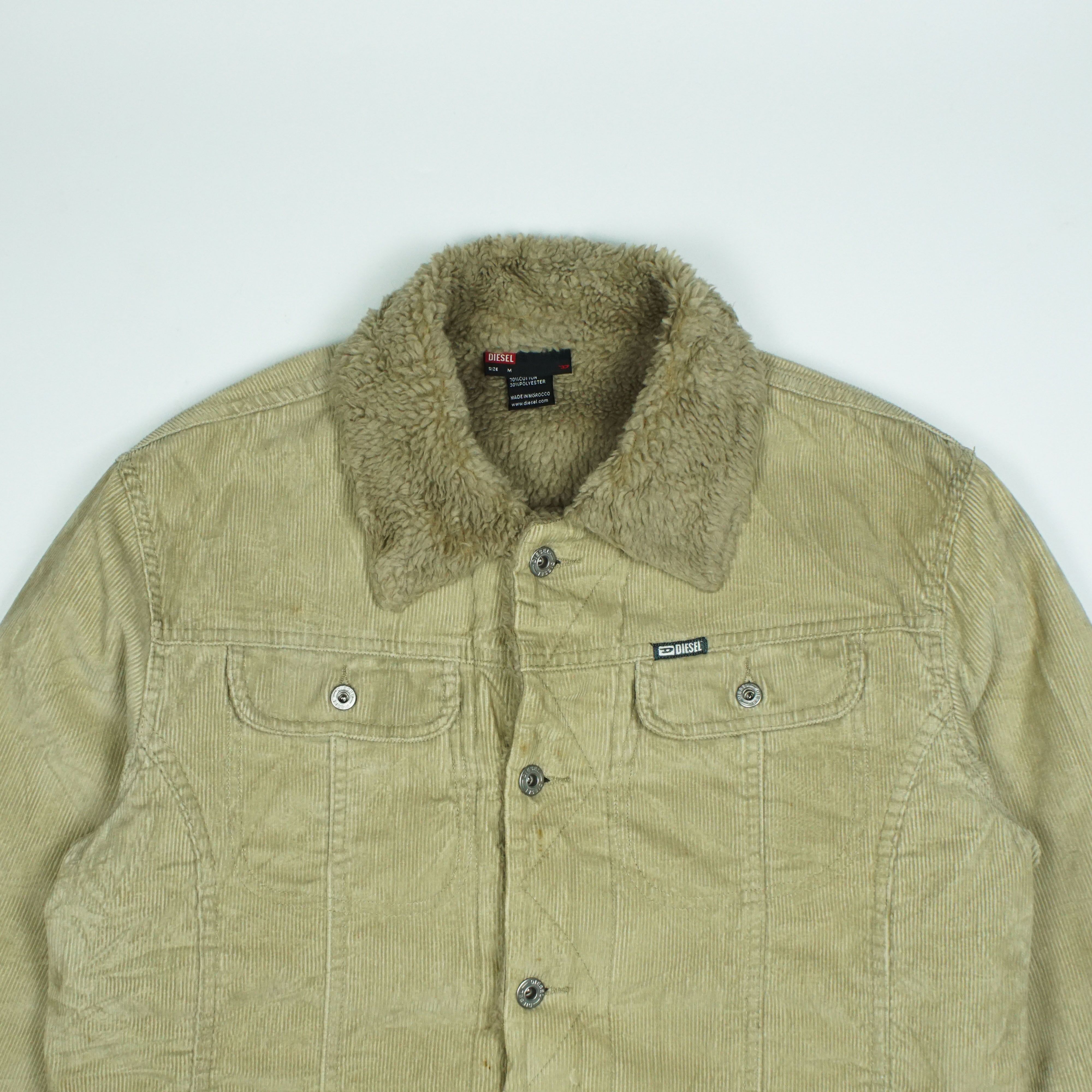 Diesel *NoTariff Diesel Corduroy Sherpa Jacket Size US M / EU 48-50 / 2 - 2 Thumbnail