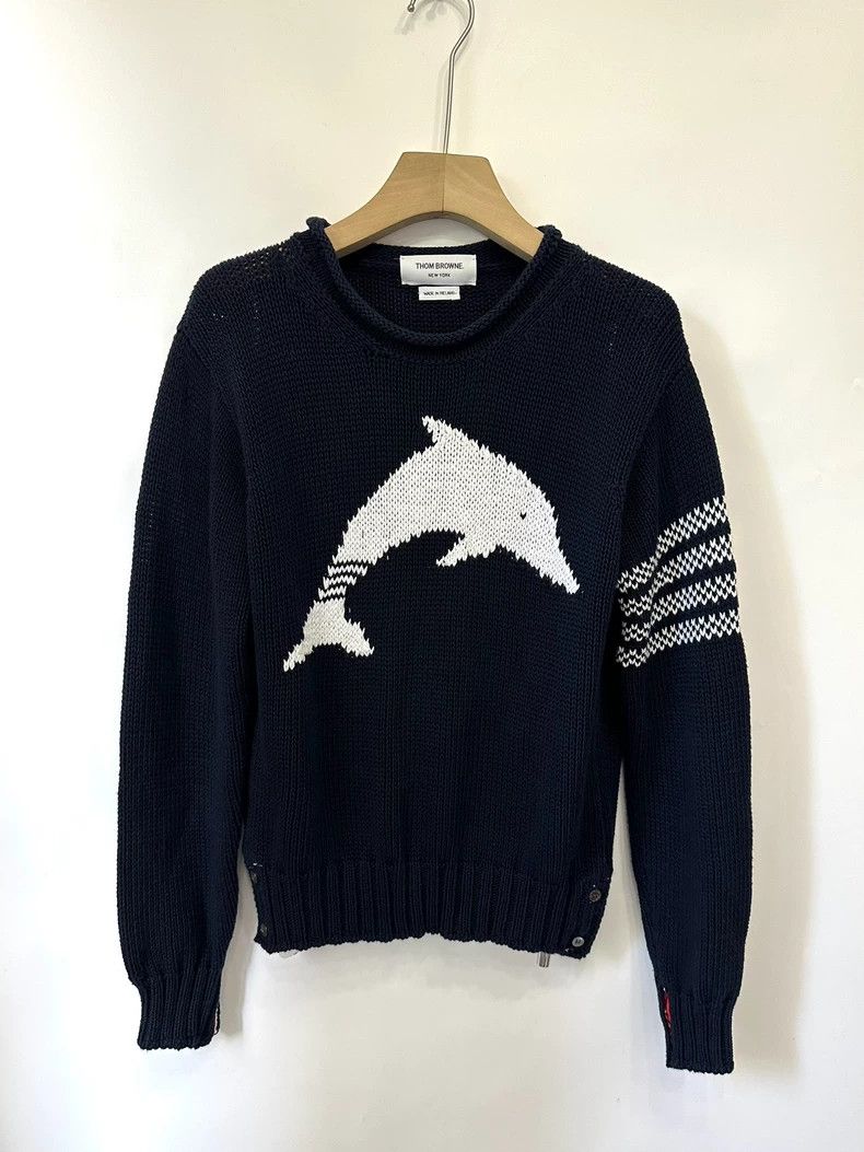 Thom Browne Thom Browne Round collar sweater Size US S / EU 44-46 / 1 - 1 Thumbnail