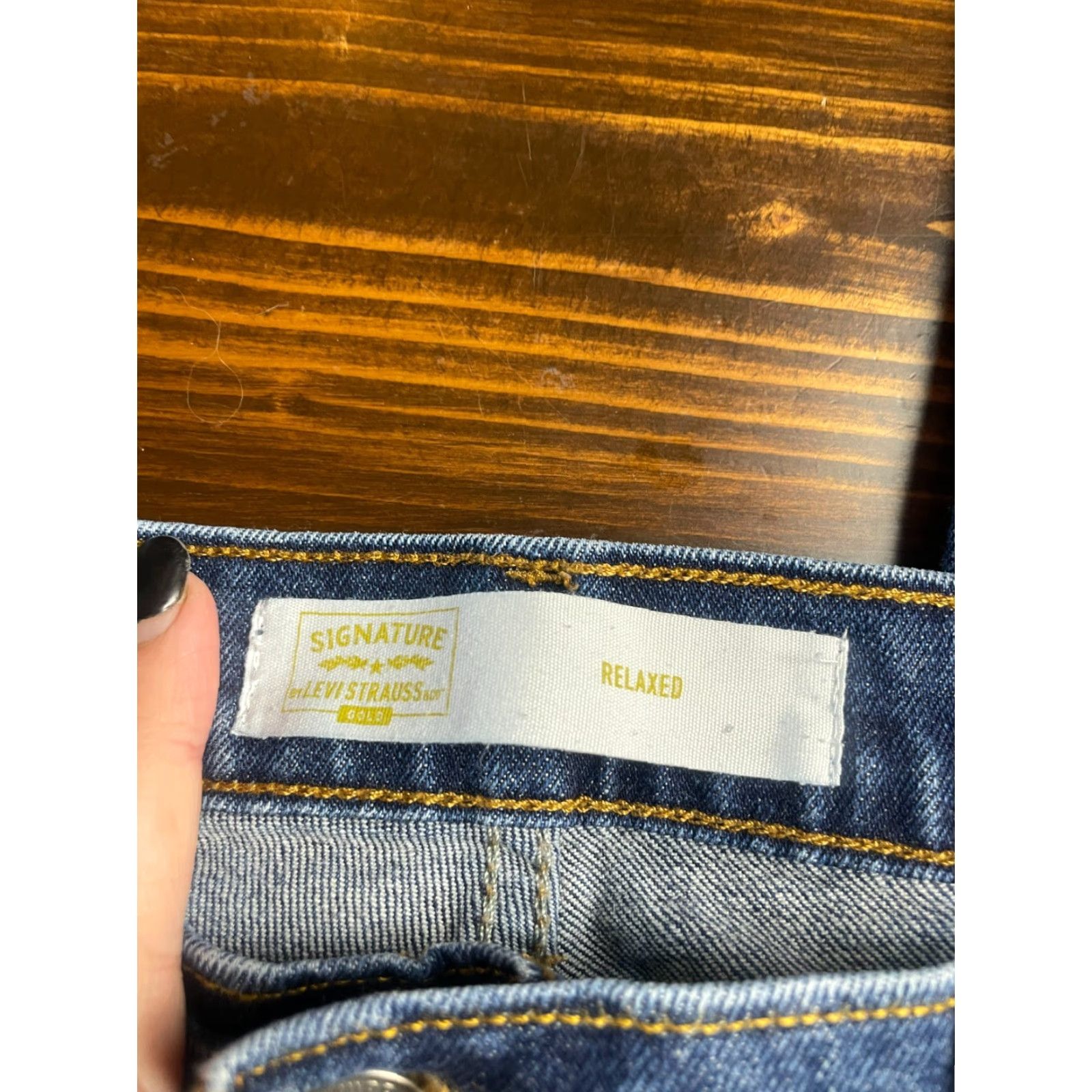 Levi's Levi Jeans Men's 34x29 Blue Denim Relaxed Straight Pockets Jeans Size US 34 / EU 50 - 6 Thumbnail