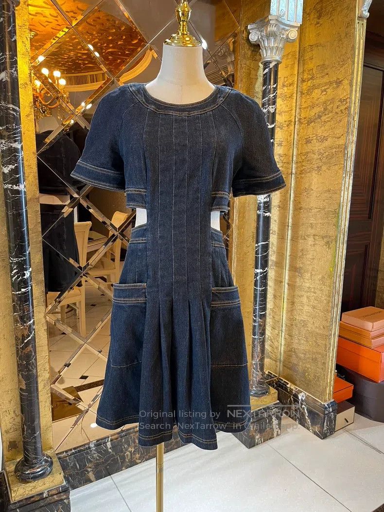 Fendi Fendi Show model high-end series side waist cut-out split Size S / US 4 / IT 40 - 1 Thumbnail