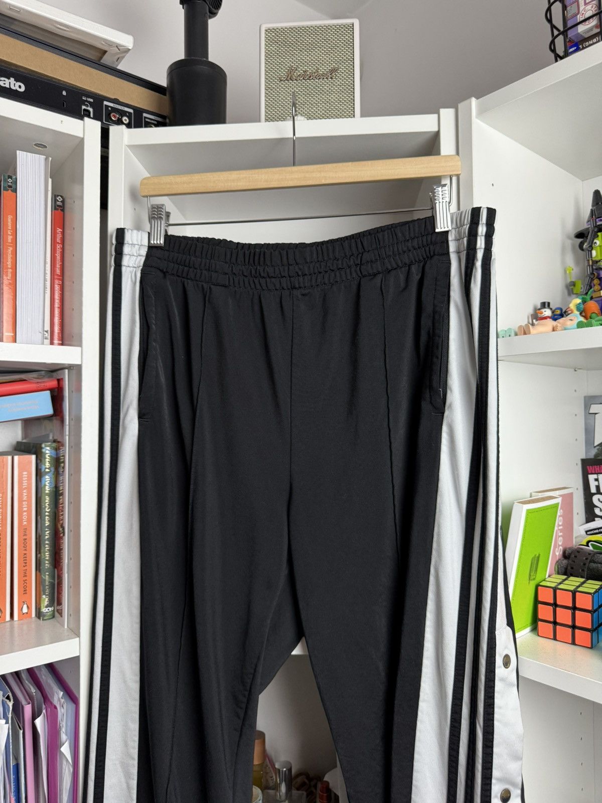 Adidas × Vintage Vintage y2k Adidas wide leg baggy sweatpants L blockcore 90s Size US 34 / EU 50 - 4 Thumbnail