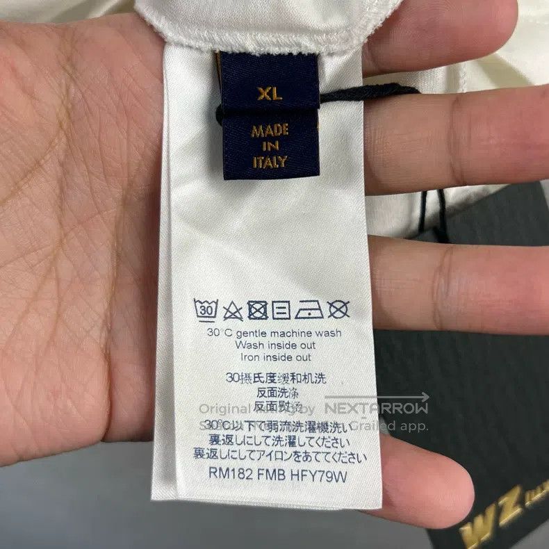 Louis Vuitton Louis Vuitton Gesture printed crew neck short sleeves Size US XL / EU 56 / 4 - 5 Thumbnail