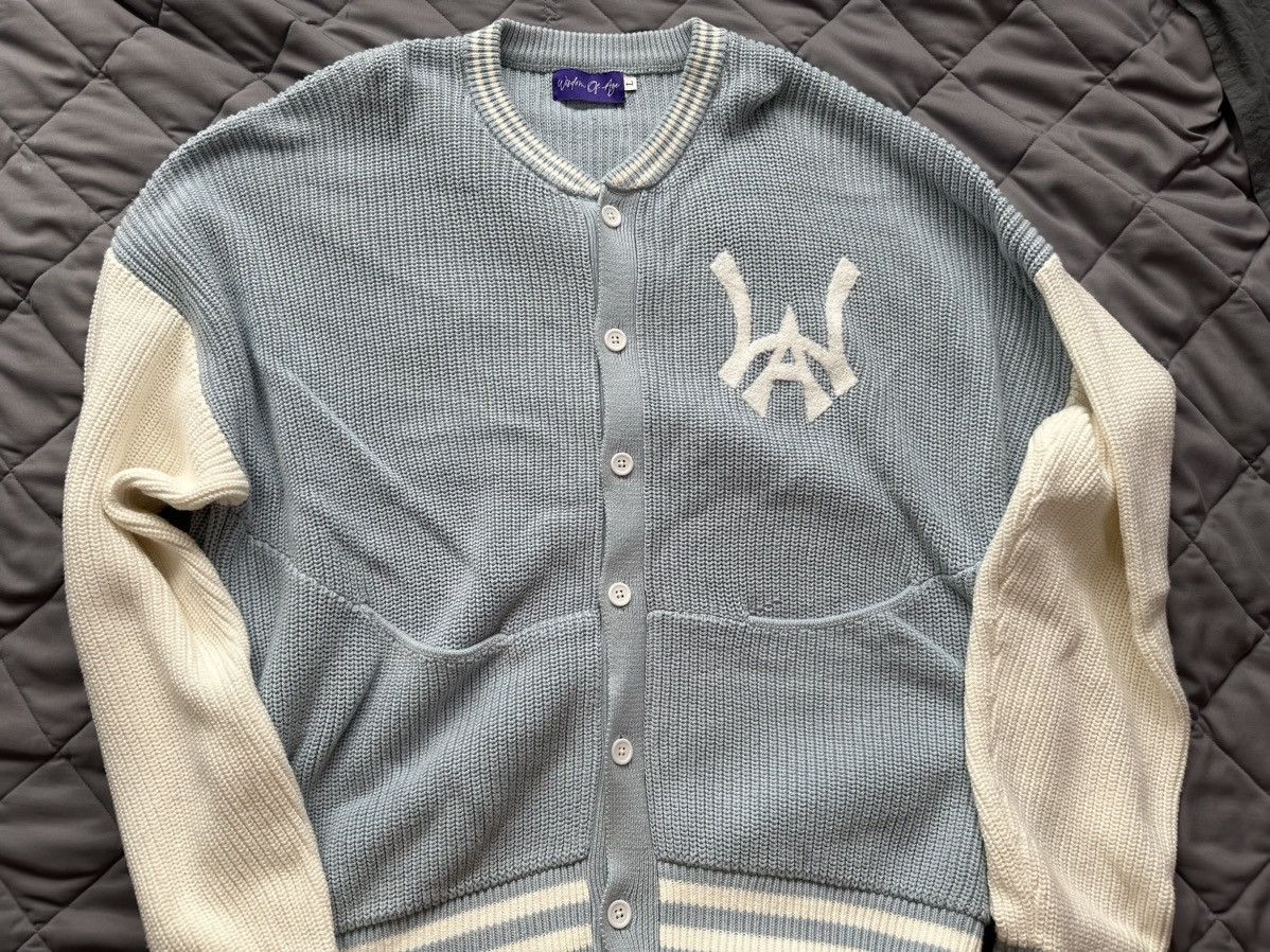 Wisdom of Age Wisdom Of Age Baby Blue University Cardigan Size US L / EU 52-54 / 3 - 1 Preview