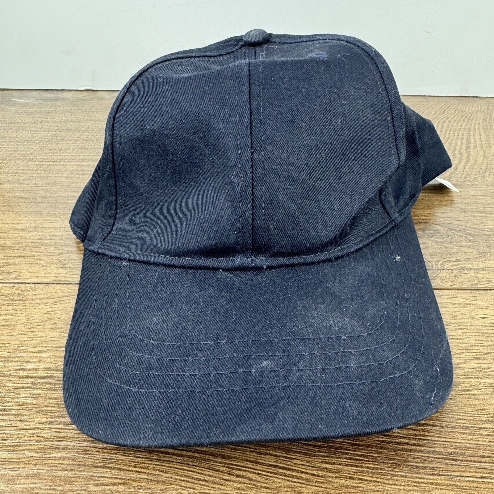 Other Plain Black Hat Adjustable Adult Size Hat Cap Baseball Hat Size ONE SIZE - 2 Thumbnail