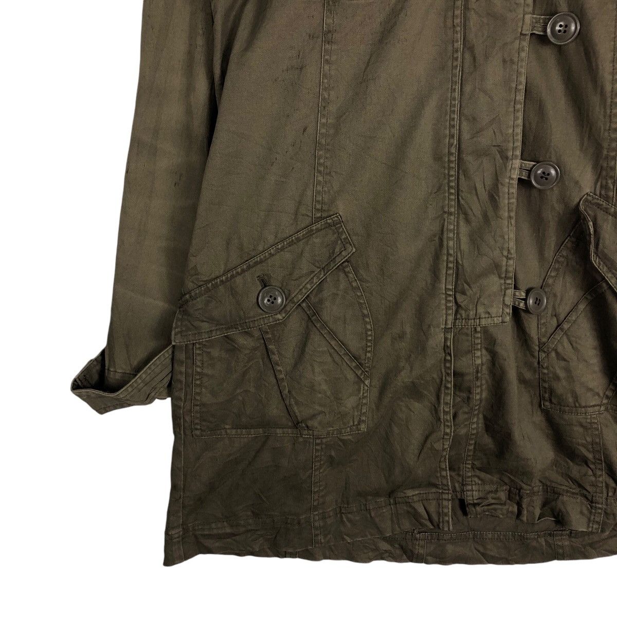 Japanese Brand 📌Mk Klein+ Parka Jacket Military Mink Fur Shearling Blanket Size US M / EU 48-50 / 2 - 5 Thumbnail