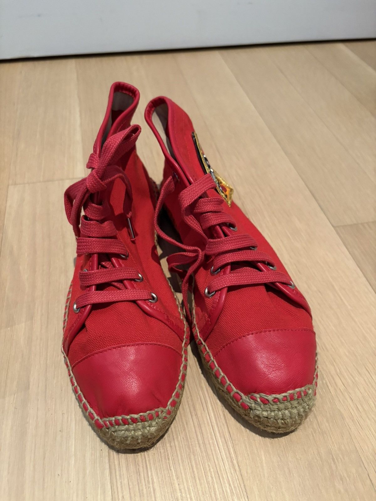 Opening Ceremony Opening ceremony Snake emblem patch high top sneakers Size US 7 / IT 37 - 6 Thumbnail