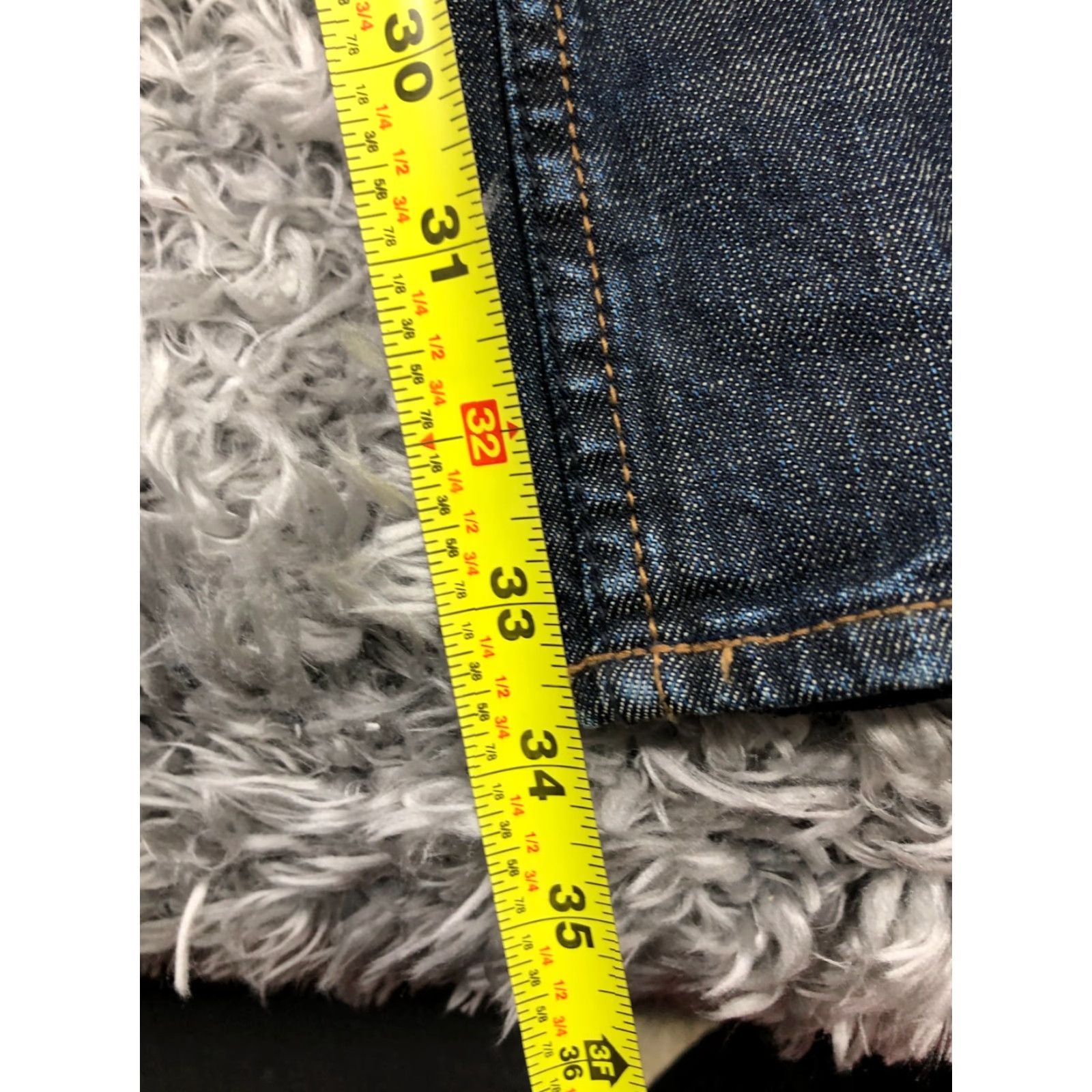 Vintage Dish Desi Boot Jeans Womens 31x34 Dark Wash Blue Size 24" / US 00 / IT 34 - 3 Thumbnail