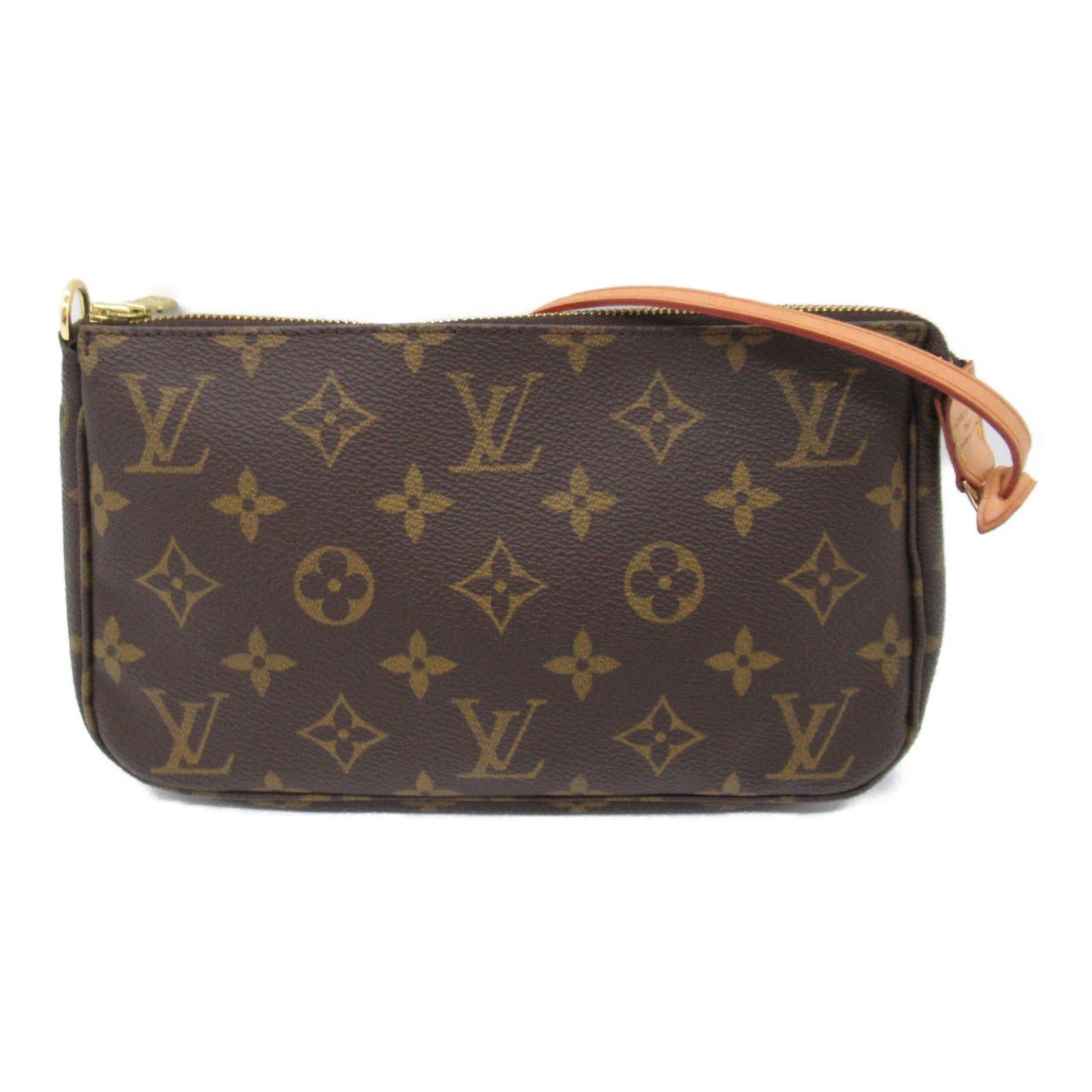 Louis Vuitton Louis Vuitton Pochette Accessoires Accessory Pouch Handbag Coated Canvas Monogram Brown Size ONE SIZE - 1 Thumbnail