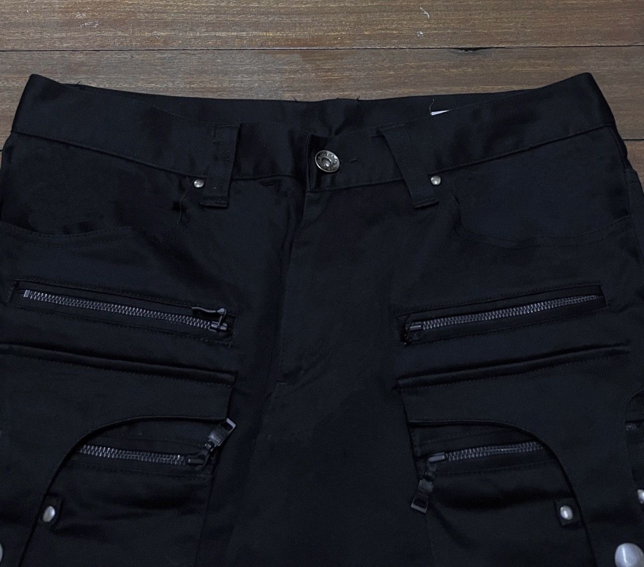 14th Addiction Vintage Japanese Brand Semantic Design Tactical Pants 2000s Size US 33 - 3 Thumbnail