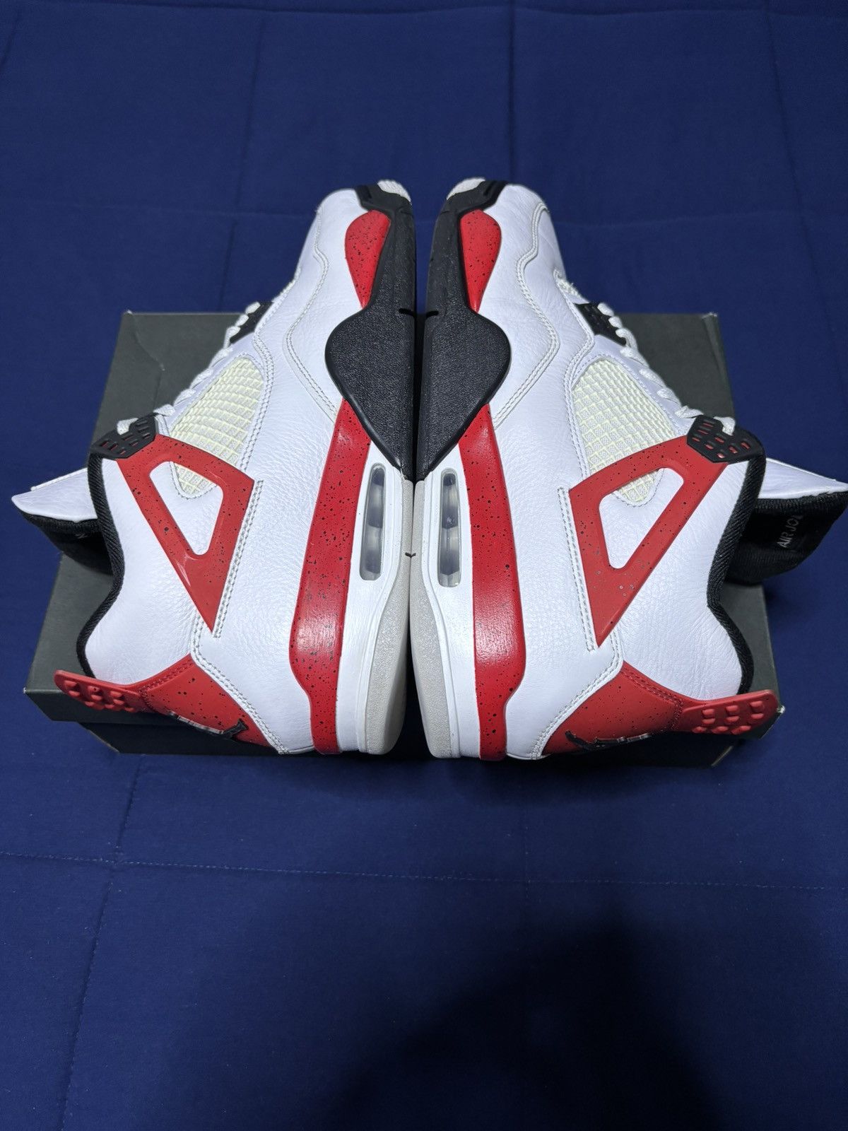 Jordan Brand Jordan 4 Retro Red Cement 2023 Size 12 Size US 12 / EU 45 - 2 Thumbnail