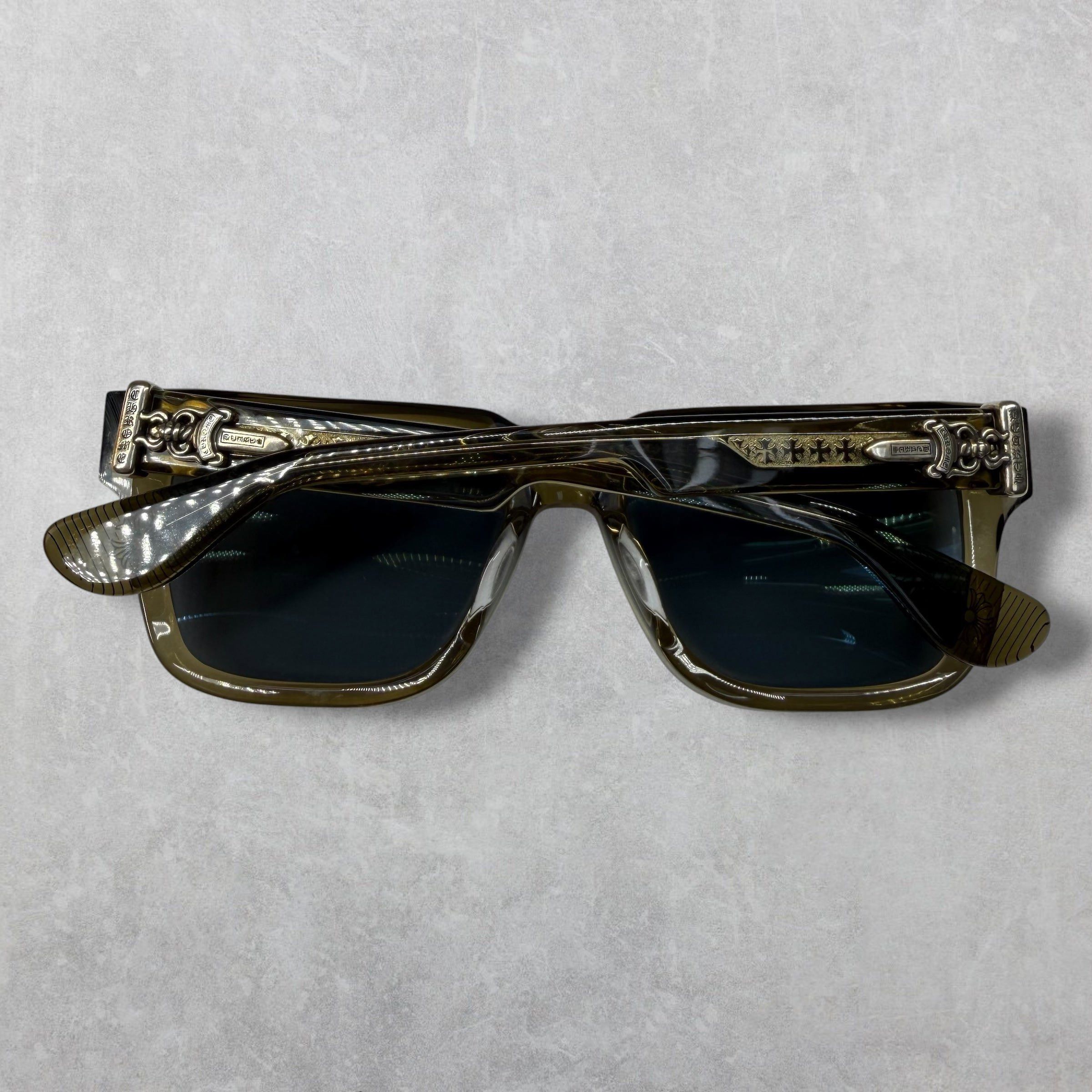 Chrome Hearts Chrome Hearts Box Officer Army Sunglasses Size ONE SIZE - 5 Thumbnail