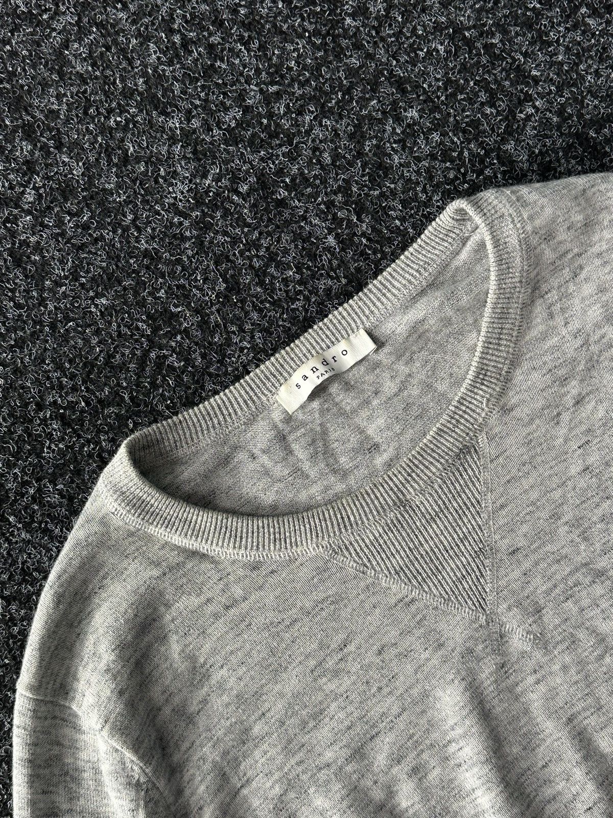 Sandro × Vintage VINTAGE Sandro sweater knitwear exclusive wool cashmere M Size US M / EU 48-50 / 2 - 6 Thumbnail