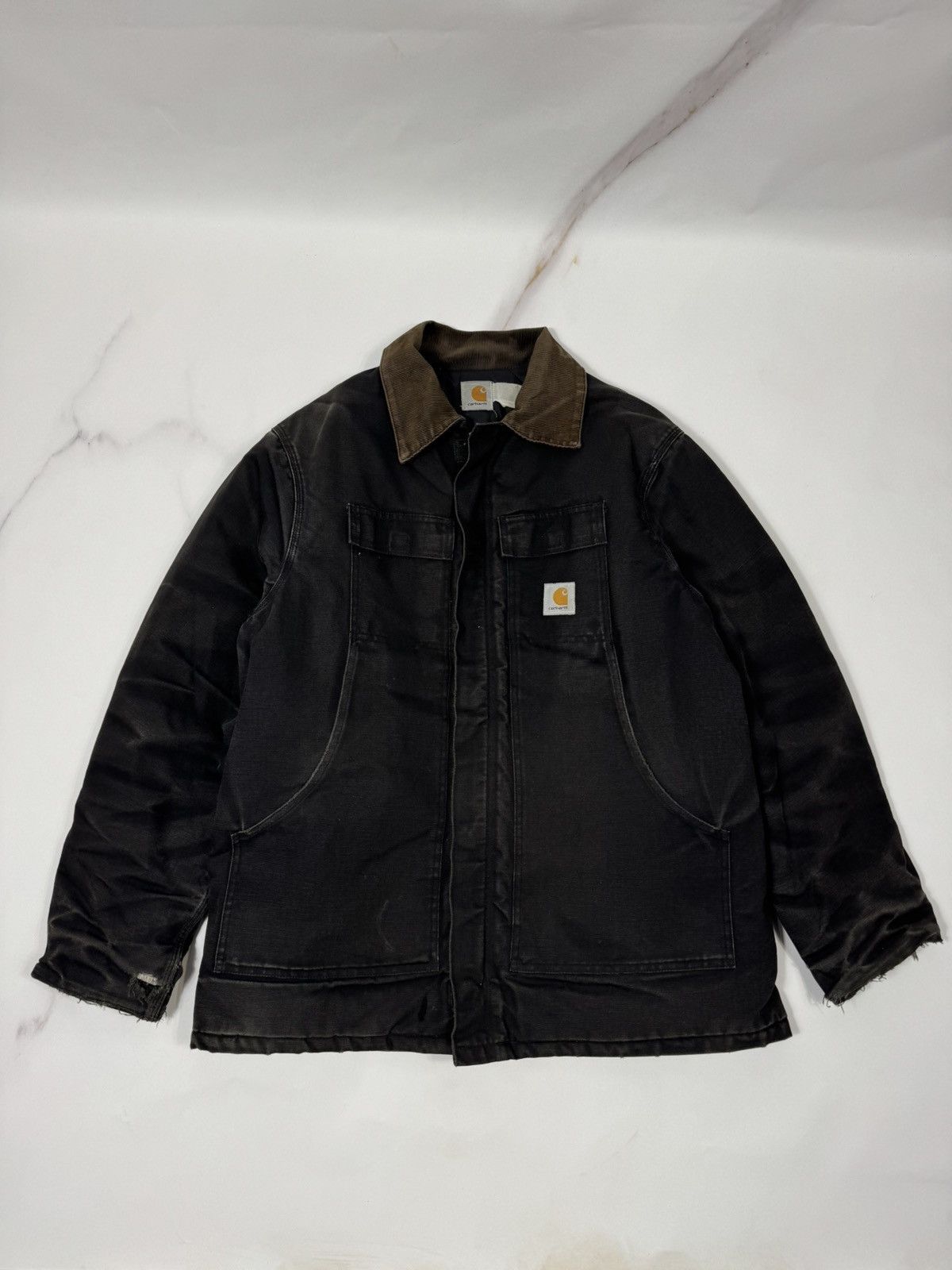 Carhartt Vintage Carhartt Distressed Workwear Jacket Size US XL / EU 56 / 4 - 1 Thumbnail