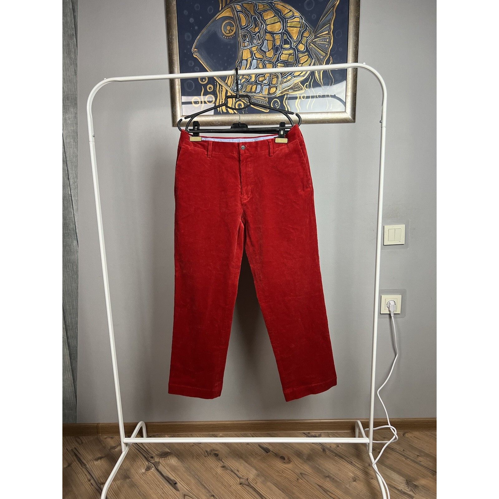Polo Ralph Lauren MINT! Polo Ralph Lauren Red Corduroy Classic Fit Chino Pants Size US 33 - 2 Thumbnail