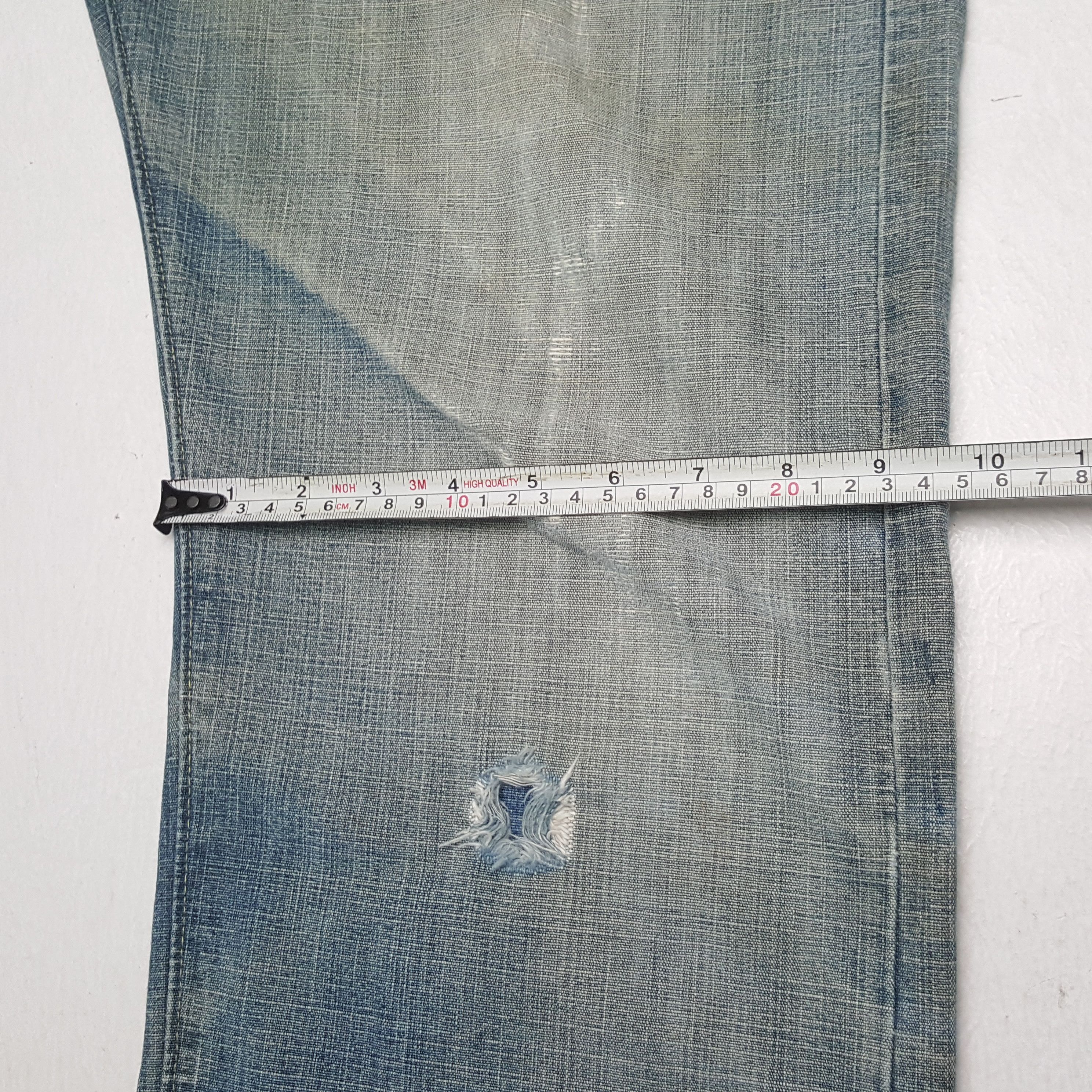Japanese Brand × Sugar Cane × Vintage SUGAR CANE Japanese Brand Streetwear Distressed Jeans Size US 31 - 10 Thumbnail
