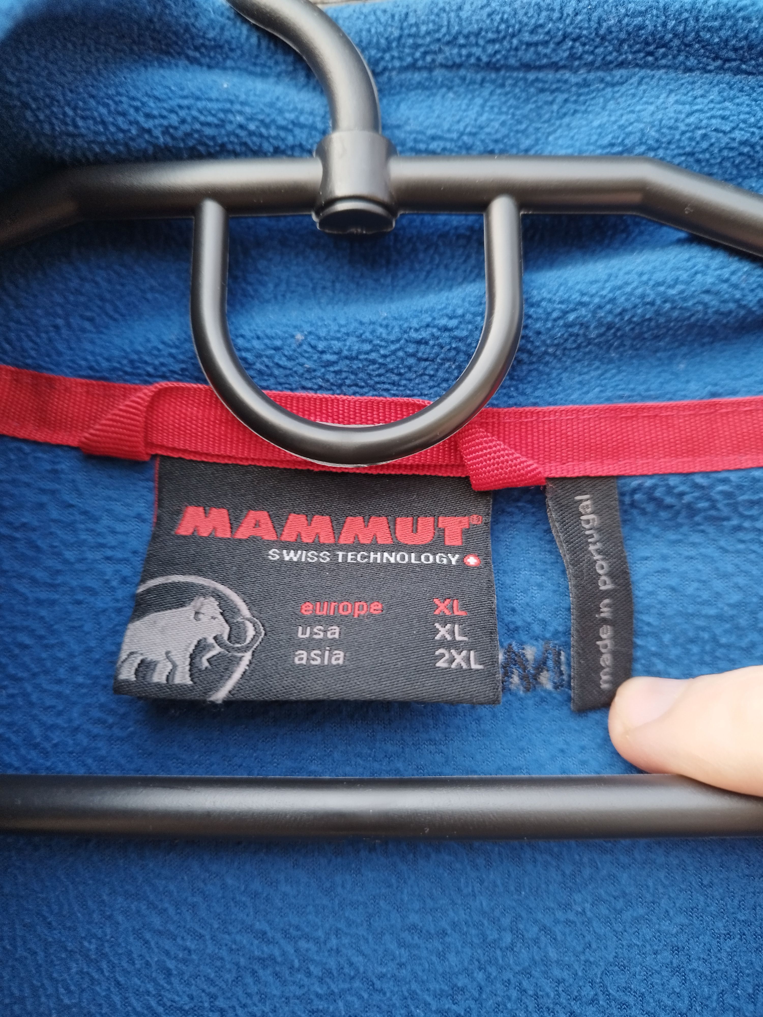 Mammut Mammut Performance Fleece Mid-Layer Jacket Blue - Men's Size US XL / EU 56 / 4 - 10 Thumbnail