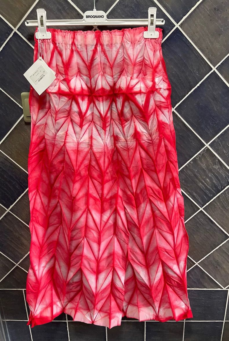 Issey Miyake Issey Miyake size:one size Batik Maple Leaf series wide-le Size 31" - 4 Thumbnail