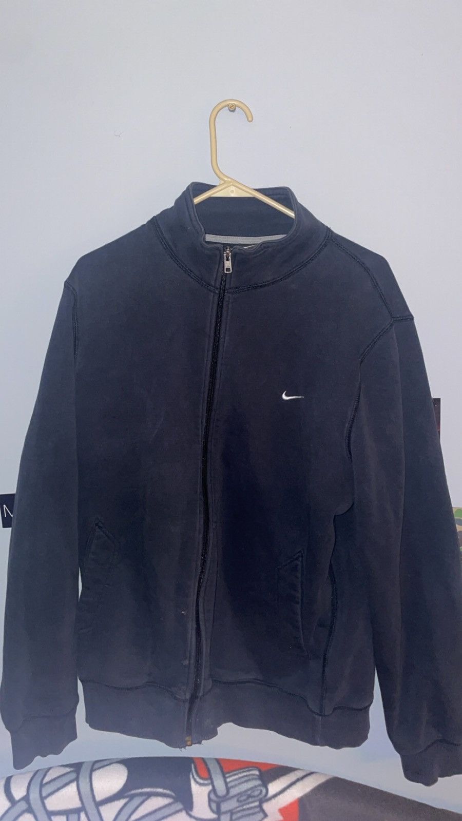 Nike Vintage Nike Black Zip-Up Size US L / EU 52-54 / 3 - 1 Thumbnail