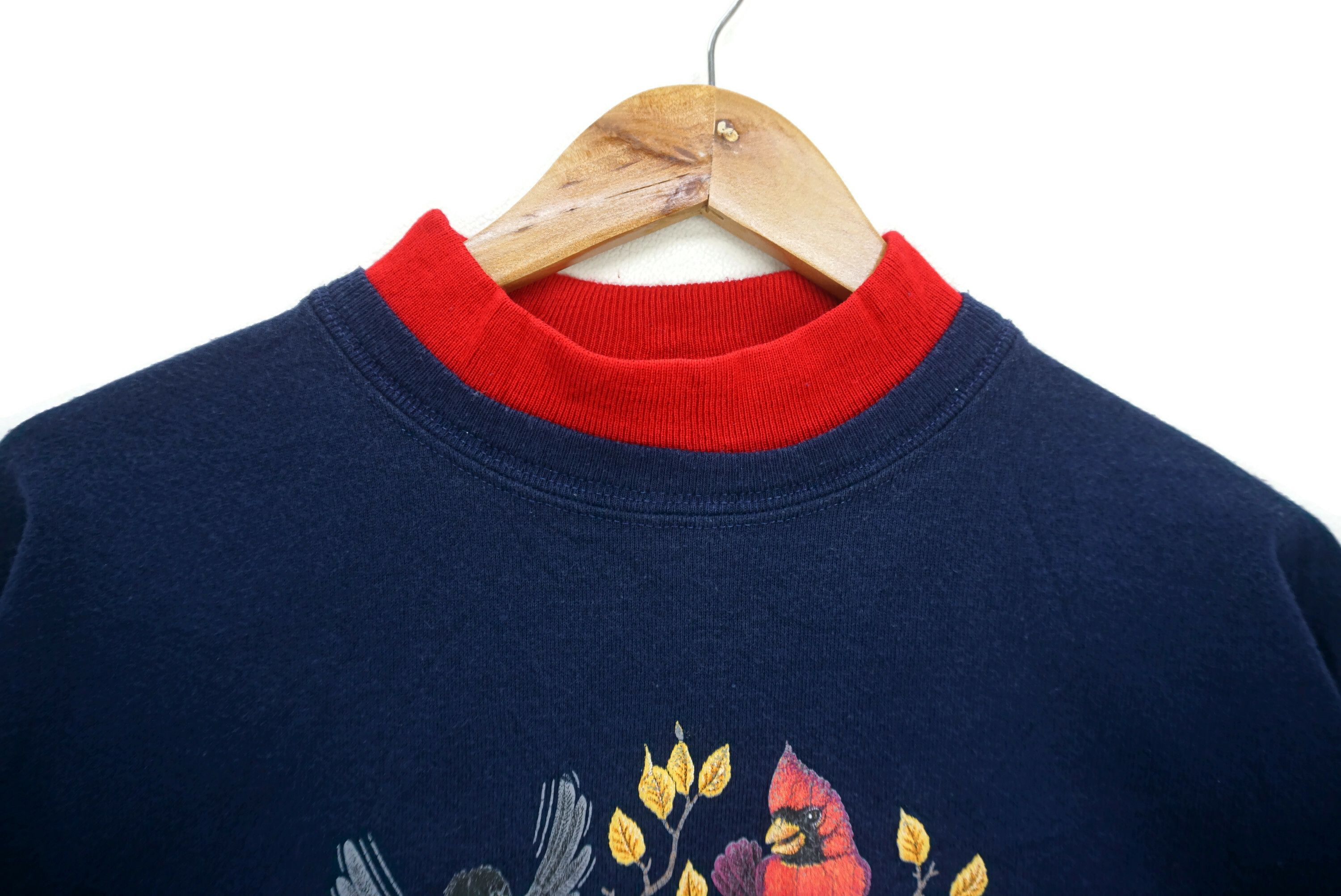 Vintage Morning Sun Whitton Petite Birds Board Meeting Arts USA Made Size M / US 6-8 / IT 42-44 - 3 Thumbnail