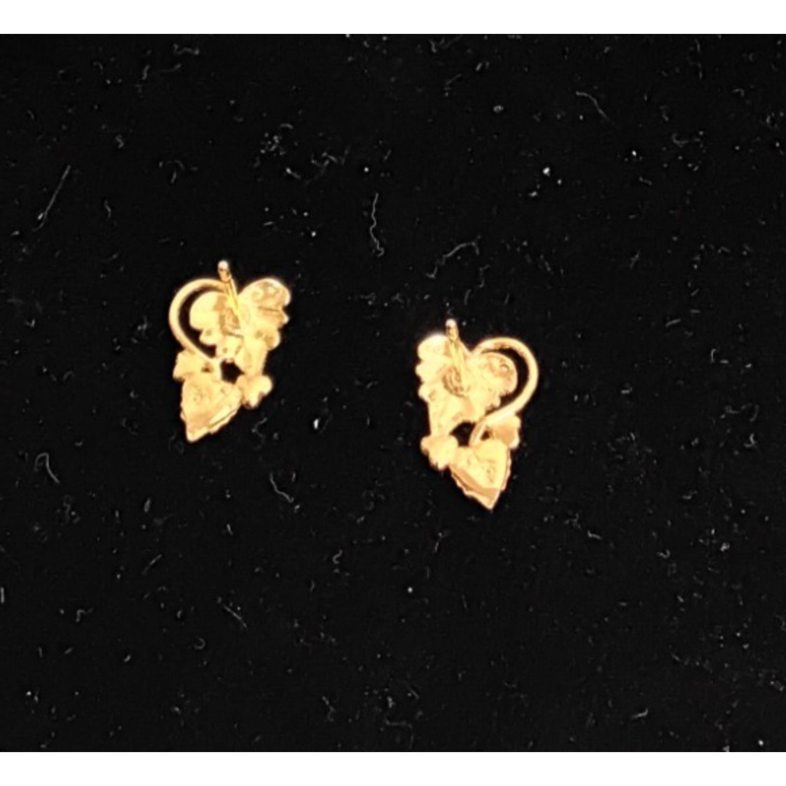 Vintage Landstroms & Black Hills Gold Earrings 10k Top 14k Post/Nut Size ONE SIZE - 6 Thumbnail