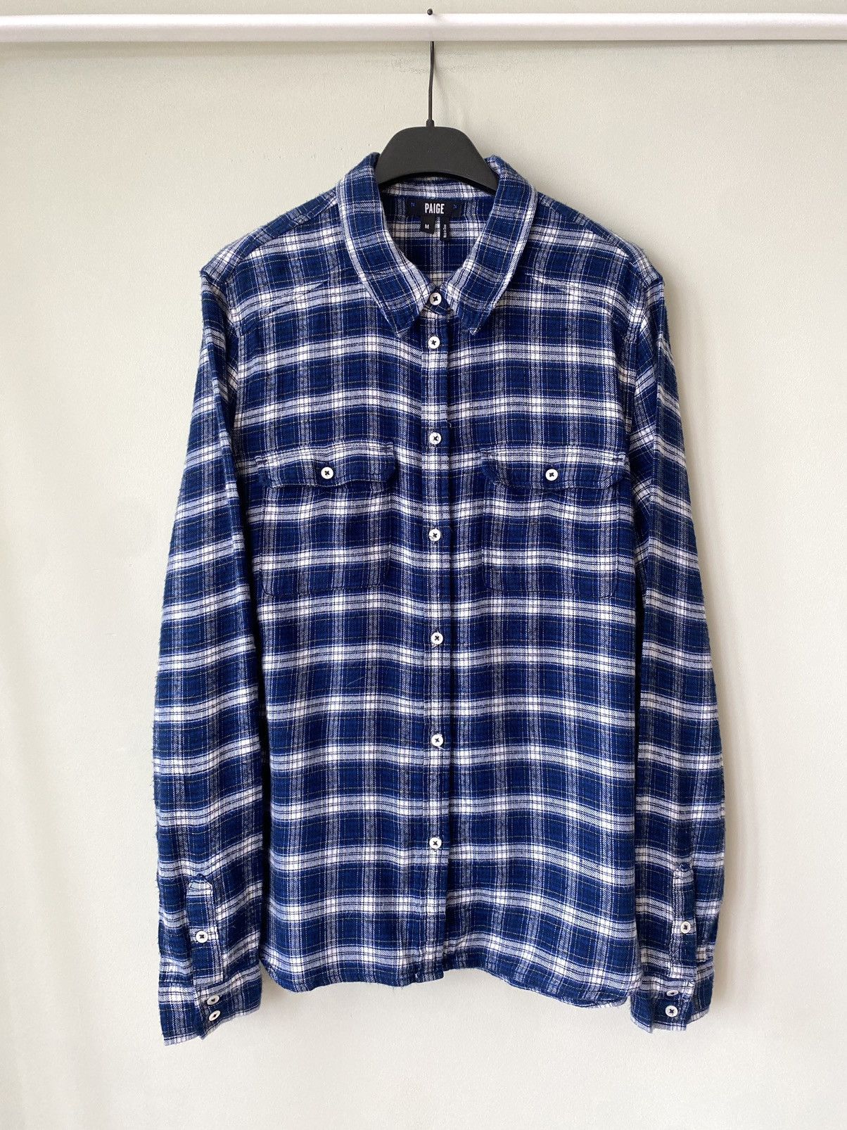 Paige Paige Check Flannel ls pocket shirt Size M / US 6-8 / IT 42-44 - 1 Thumbnail
