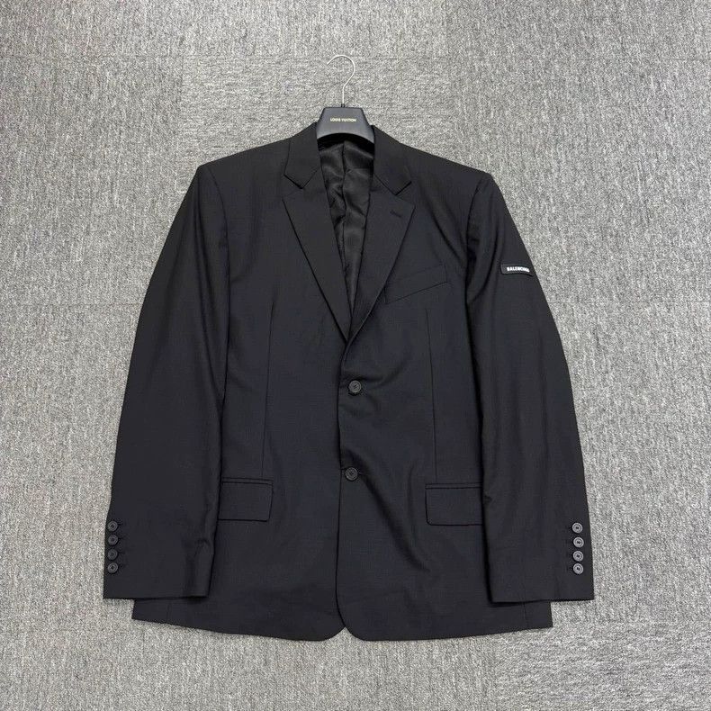 Balenciaga Balenciaga checkered wool suit jacket Size US S / EU 44-46 / 1 - 2 Thumbnail