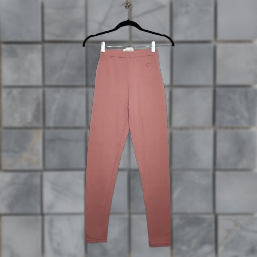 Vintage VINTAGE 90s High Rise Mom Leggings Bottoms Workout Pink Stretch Small Express Tricot Women Leggings S Pink Womens Size 28" / US 6 / IT 42 - 1 Thumbnail