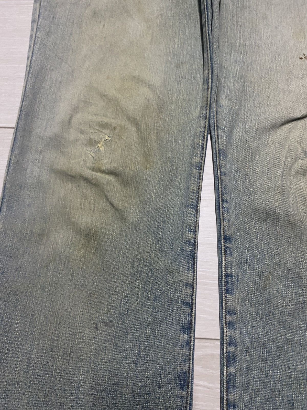 Vintage Vintage Japanese Brand Mud Wash Grunge Distressed Flare Jean Size US 30 / EU 46 - 7 Thumbnail