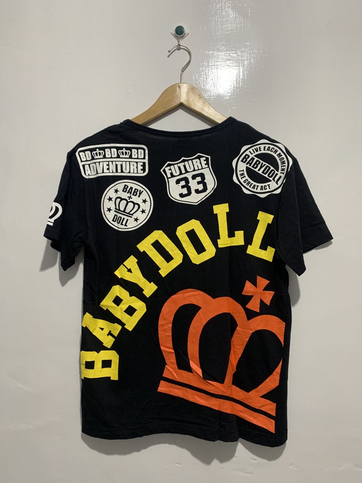Japanese Brand Baby Doll Gothic Y2k Poem Black Tshirt Size M / US 6-8 / IT 42-44 - 6 Thumbnail