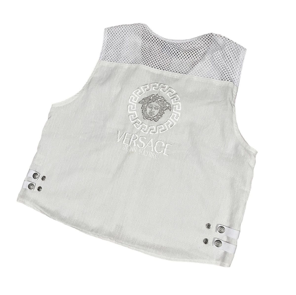 Versace VINTAGE GIANNI VERSACE MEDUSA LOGO LUXURY VEST JACKET Size US L / EU 52-54 / 3 - 10 Thumbnail