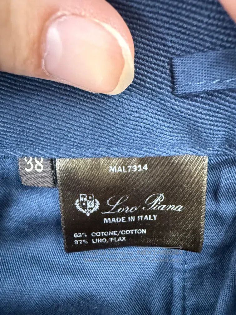 Loro Piana Loro Piana Navy blue shorts Size 25" / US 0 / IT 36 - 4 Thumbnail
