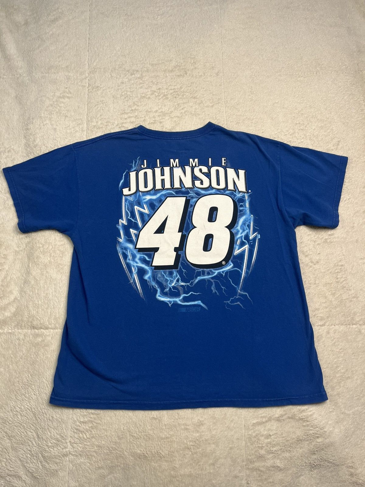 NASCAR NASCAR Jimmie Johnson Lowes Double Sided Graphic Shirt Y2K Size US XL / EU 56 / 4 - 3 Thumbnail
