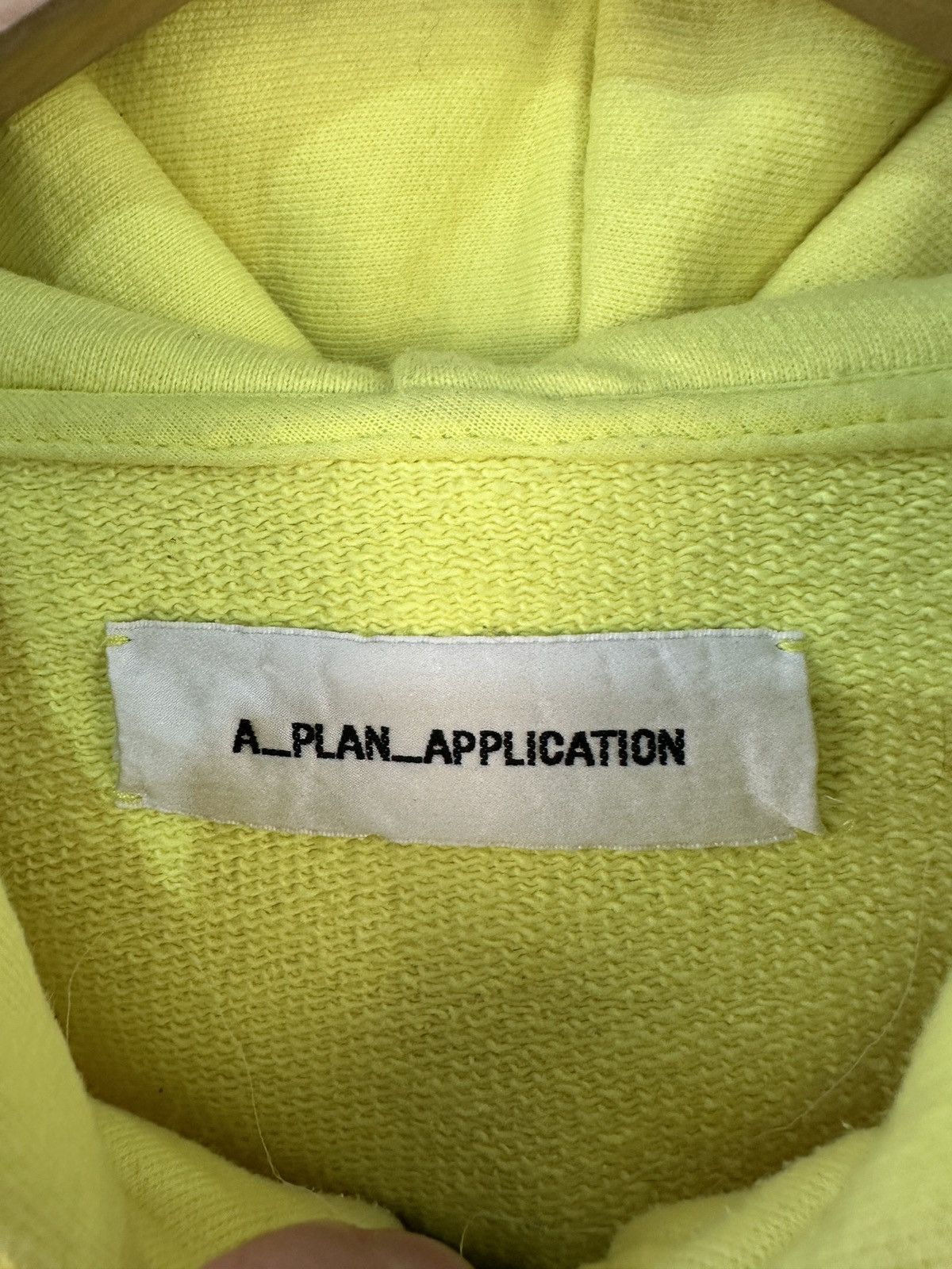 Other A_PLAN_APPLICATION Full Zip Hoodie Neon Yellow Raccagni Zip Size US XS / EU 42 / 0 - 7 Thumbnail