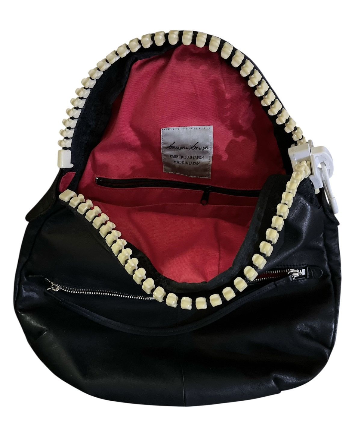 Yohji Yamamoto KAWA KAWA JAPAN By YOHJI YAMAMOTO FULL LEATHER BACKPACK Size ONE SIZE - 6 Thumbnail