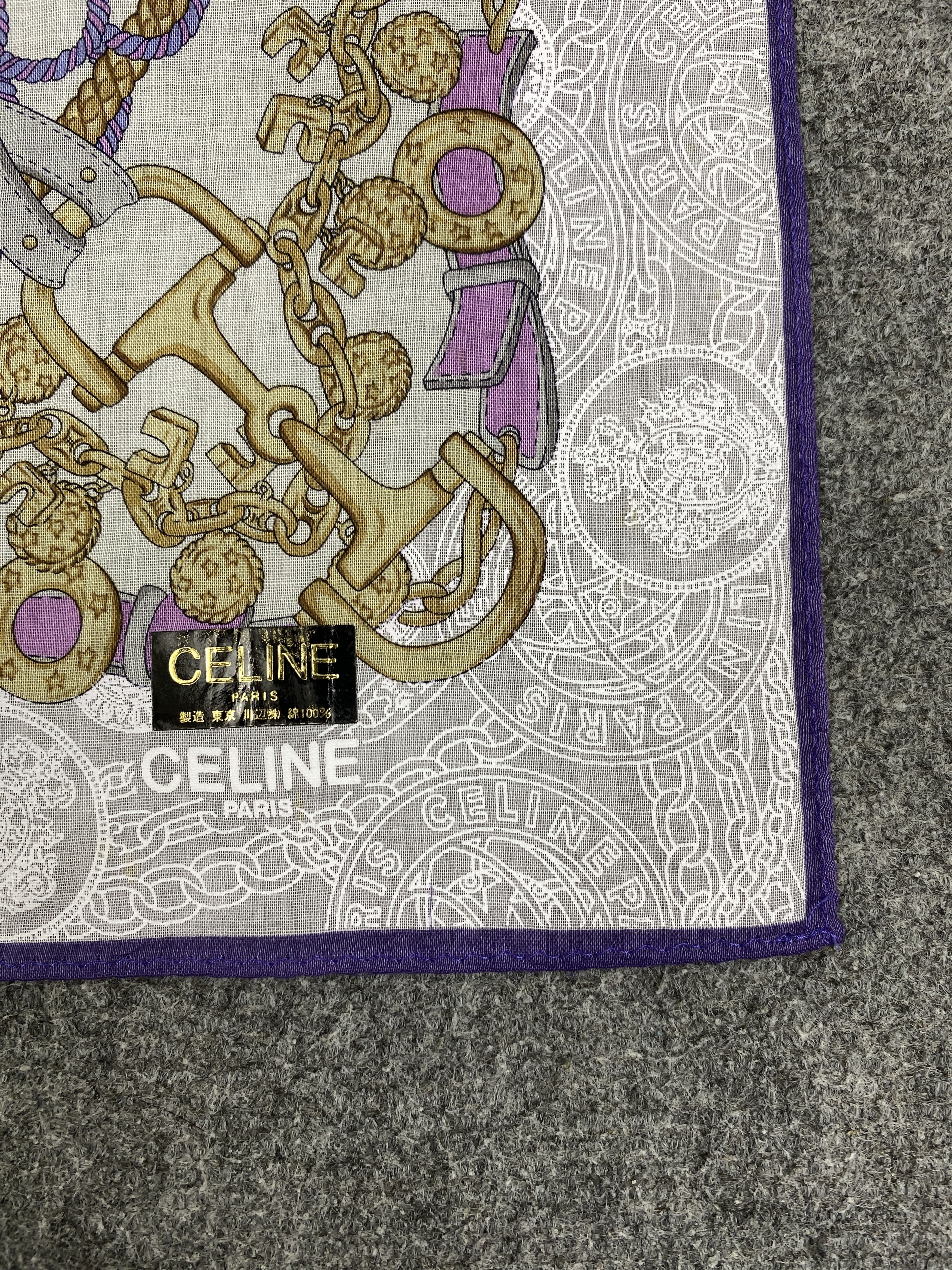 Celine Celine Handkerchief / Neckerchief / Bandana HKC0584 Size ONE SIZE - 6 Thumbnail