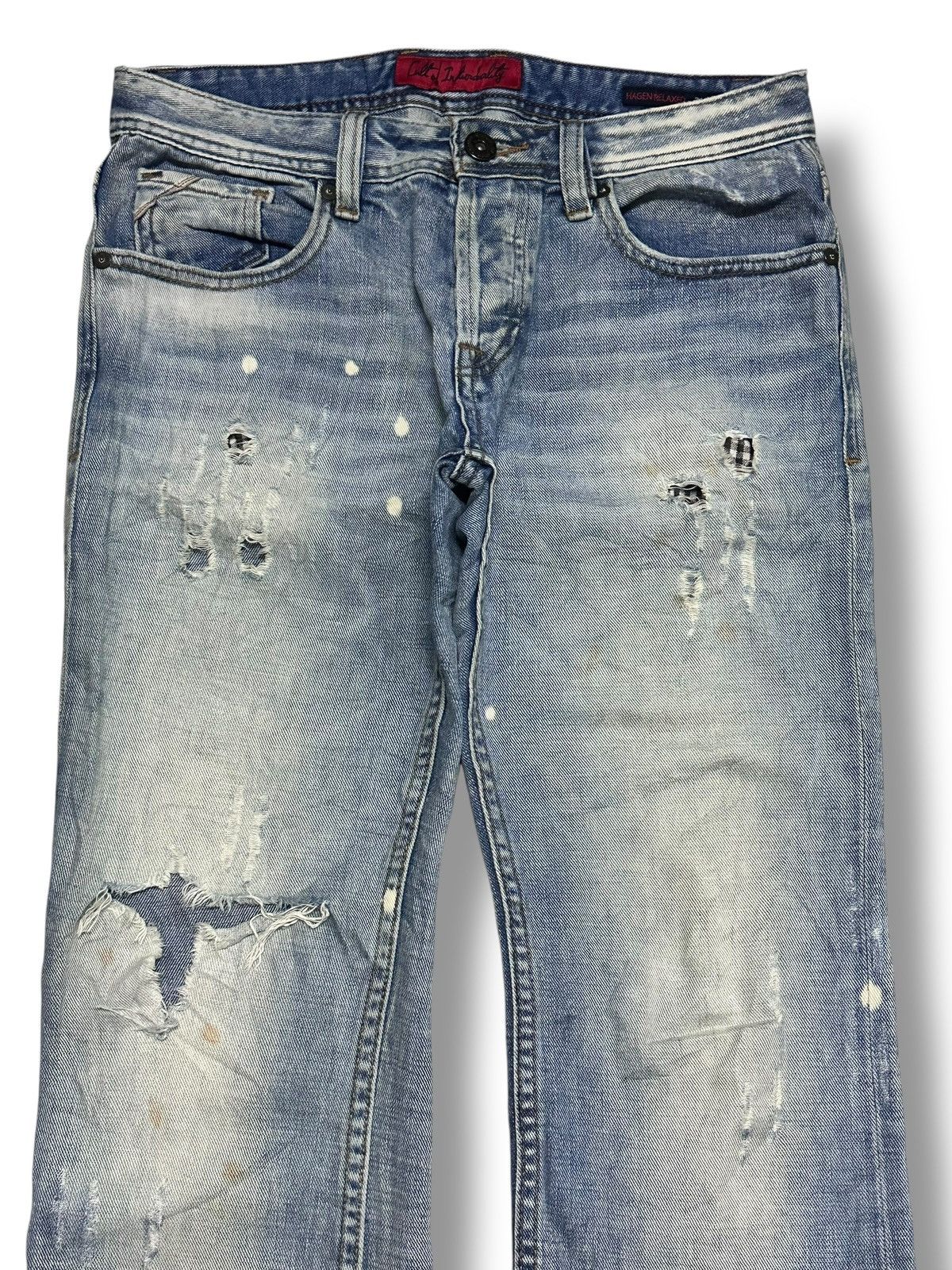 Cult Of Individuality Cult of individuality Vintage Distressed Wideleg & Painted Size US 33 - 3 Thumbnail