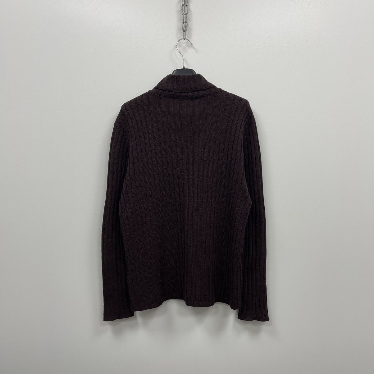 John Varvatos John Varvatos Wool/Cashmere Turtle Neck FA15 Sweater Brown Size US L / EU 52-54 / 3 - 3 Thumbnail