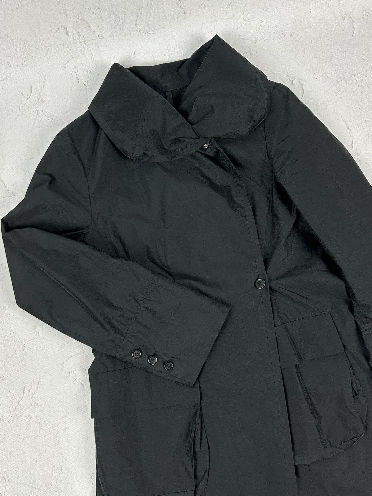 Japanese Brand × Vintage Vintage Oversized Black Dress Size L / US 10 / IT 46 - 4 Thumbnail